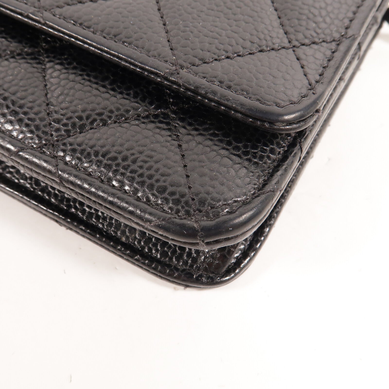 CHANEL 牛皮皮革WOC Wallet On Chain鏈帶肩背袋