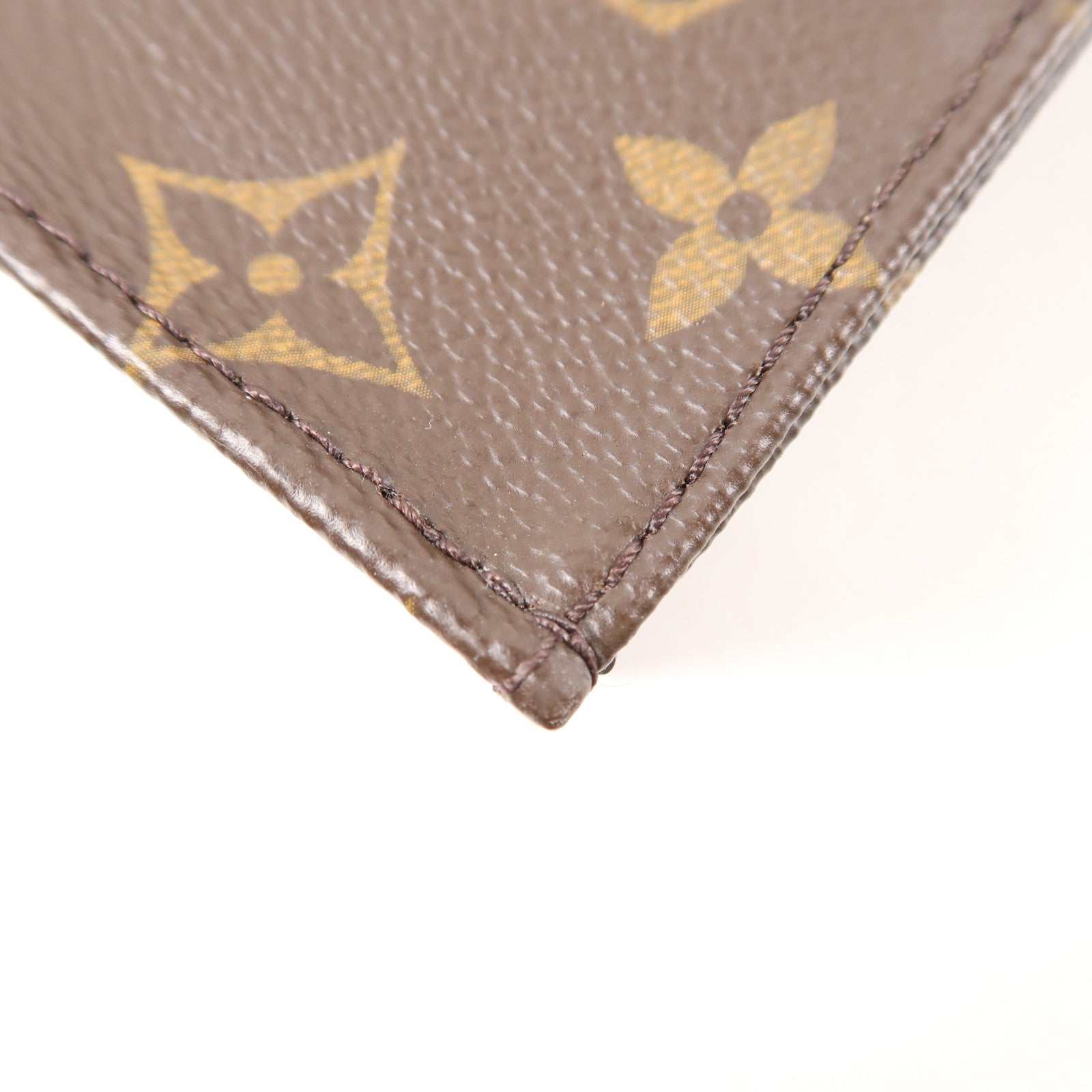 LOUIS VUITTON Monogram Petit Sac Plat金扣手挽肩背兩用袋棕色