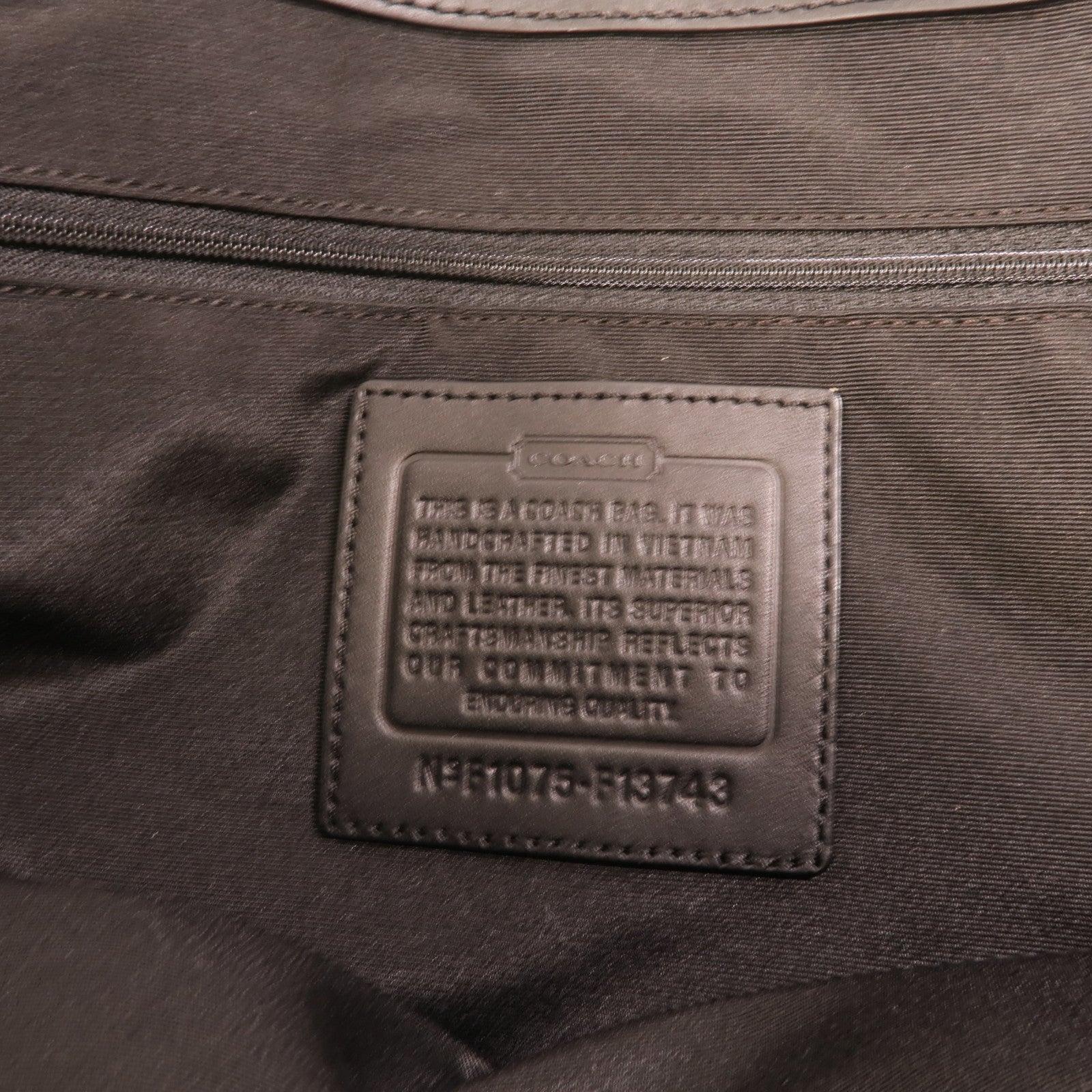 COACH 帆布Tote Bag肩背袋
