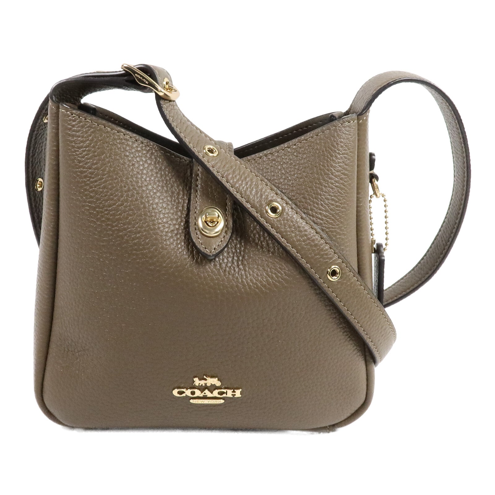 COACH 牛皮皮革Hadley Mini Crossbody Bag肩背袋