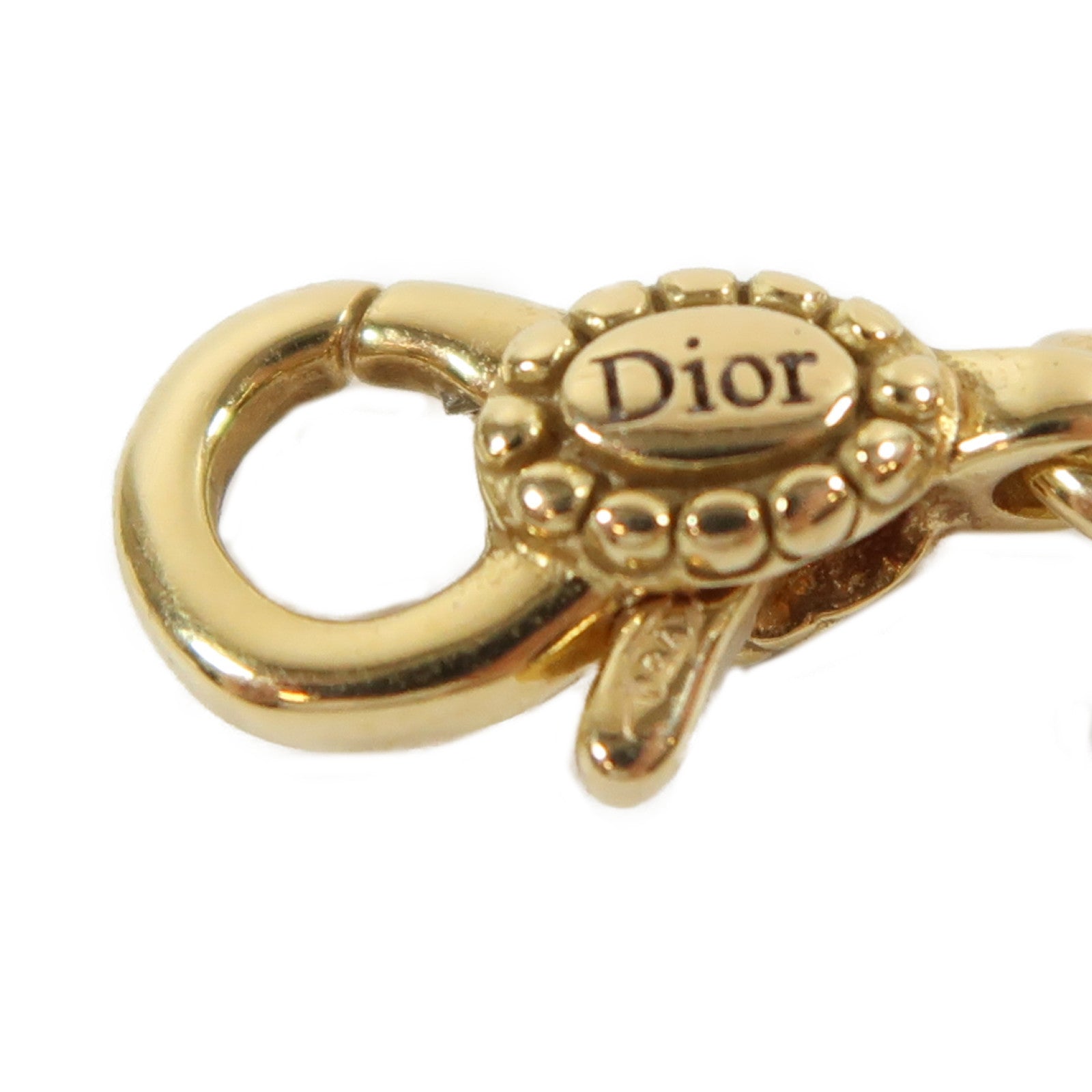 Dior 18K黃金Rose Des Vents項鍊#42cm