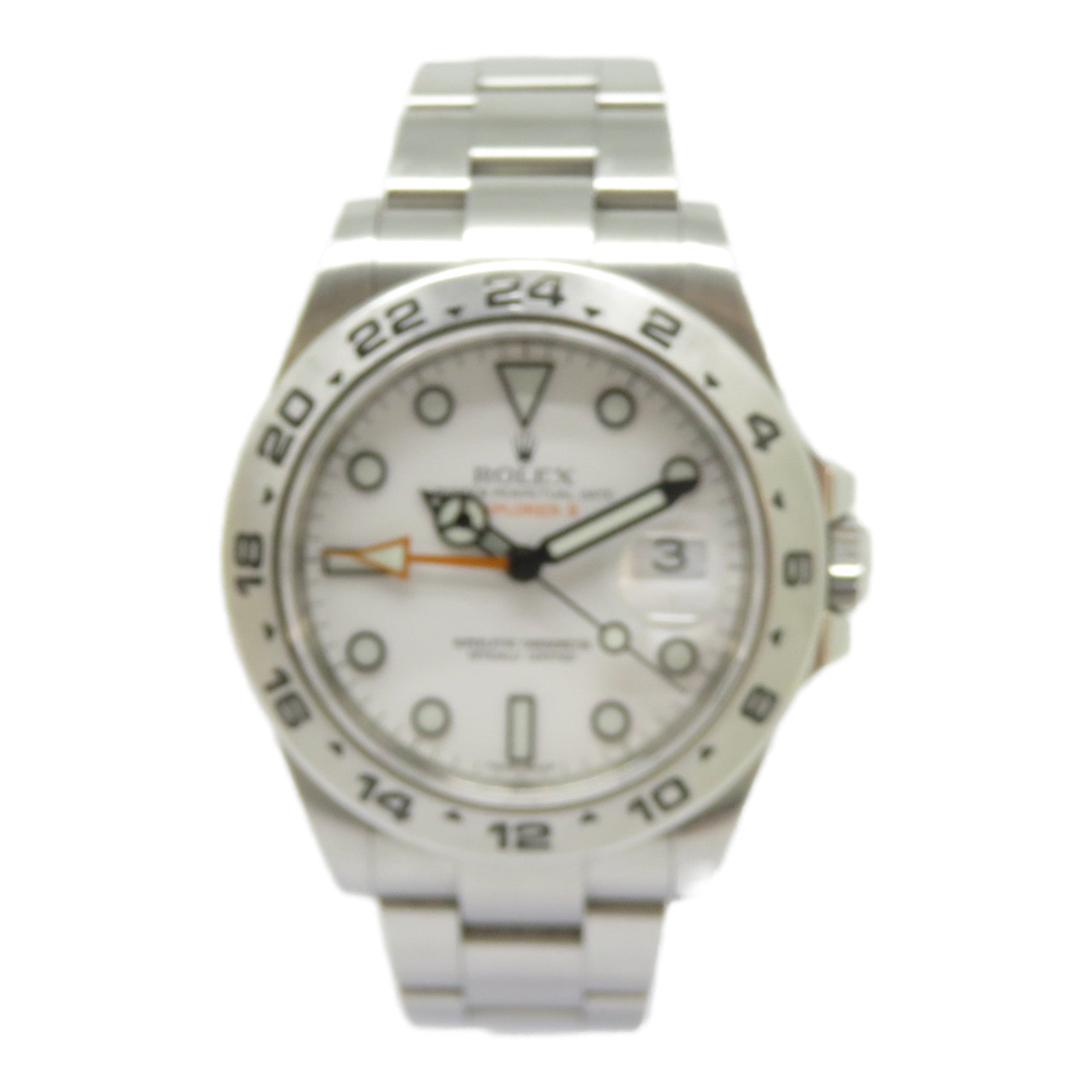 ROLEX ExplorerⅡ不鏽鋼手錶自動機芯白色