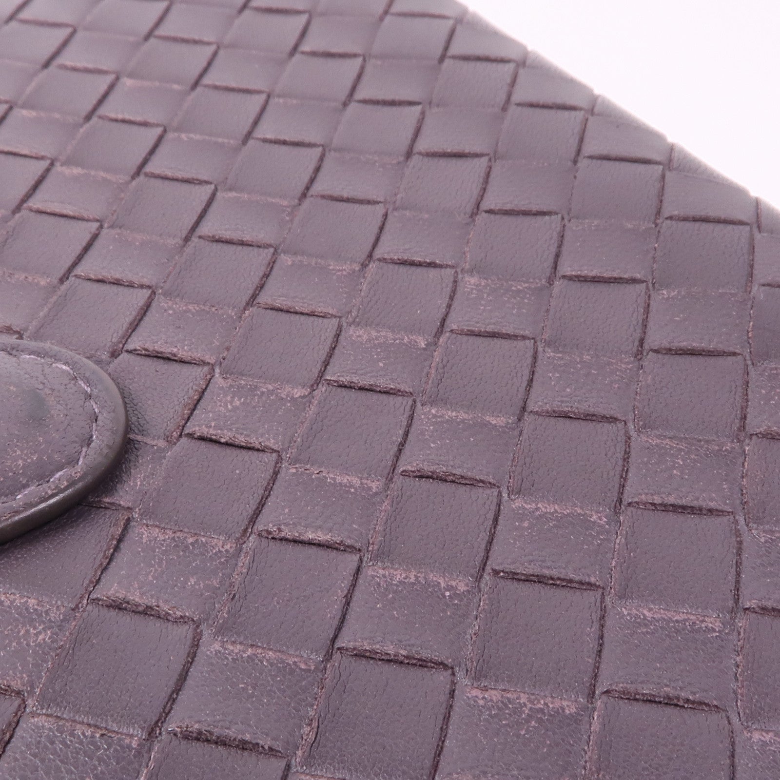 BOTTEGA VENETA 【激減優惠】織紋皮革Wallet銀扣錢包