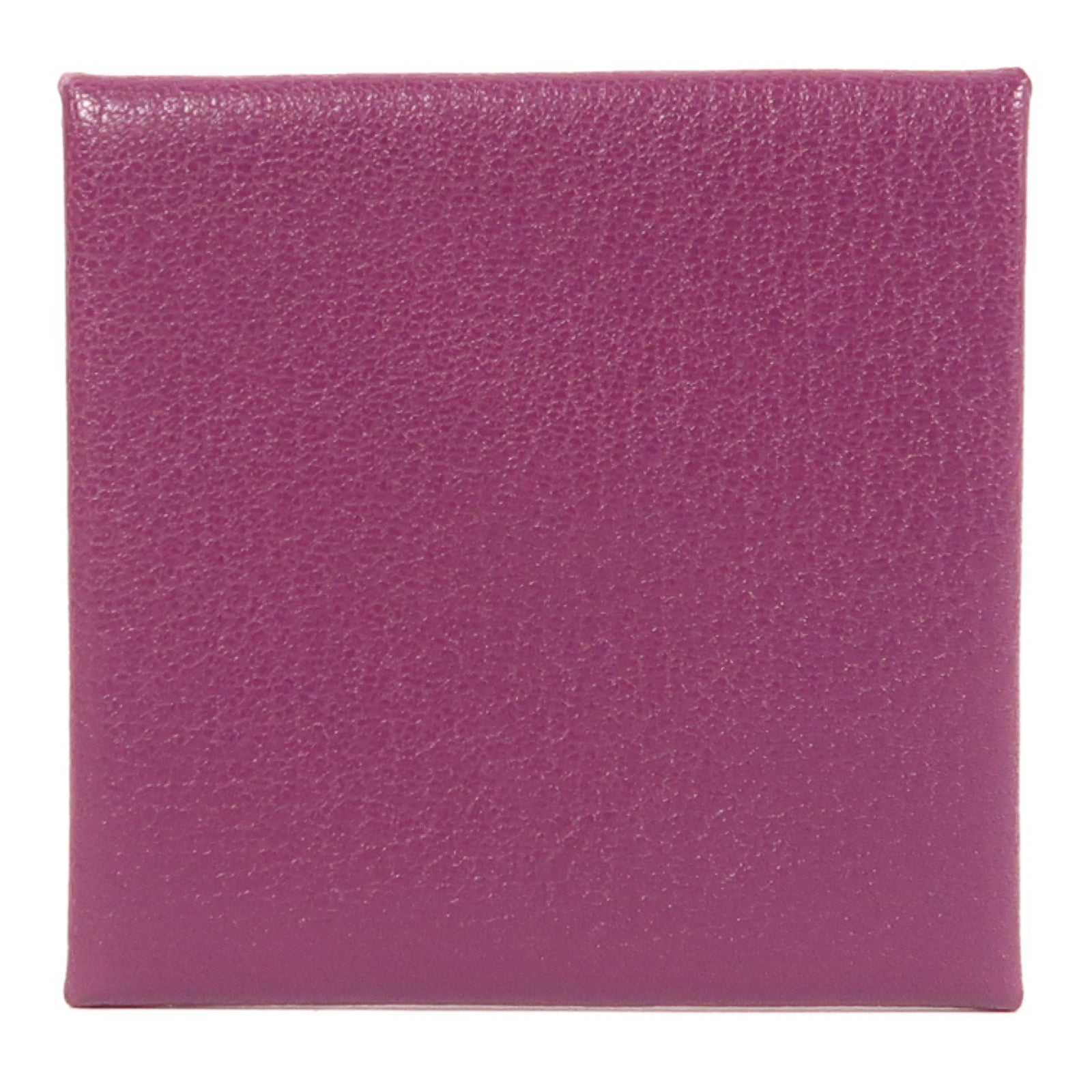 HERMES Chevre皮革Bastia Change Purse銀扣零錢包