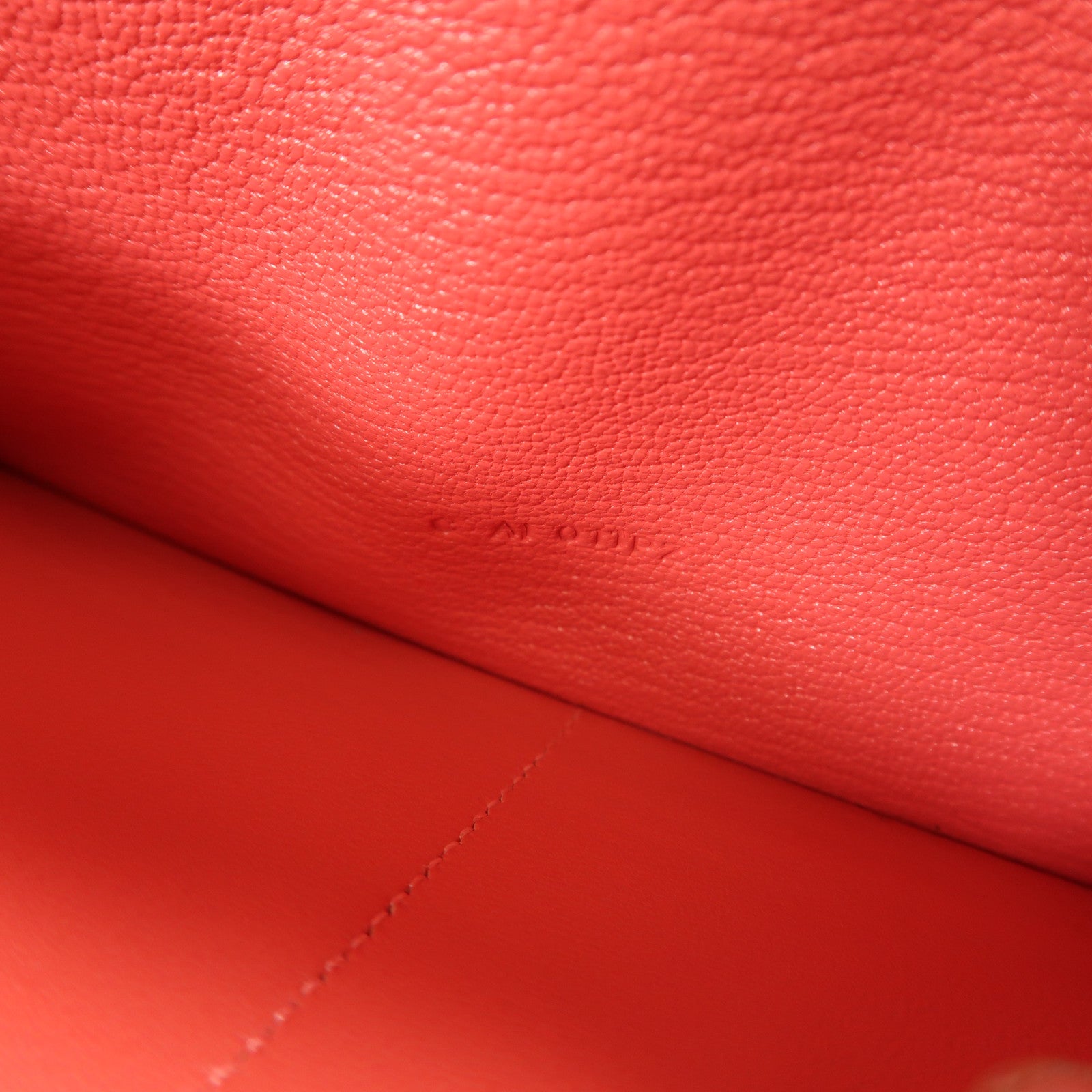 HERMES Chevre Mysore皮革Kelly Wallet銀扣長錢包Rose Azalee