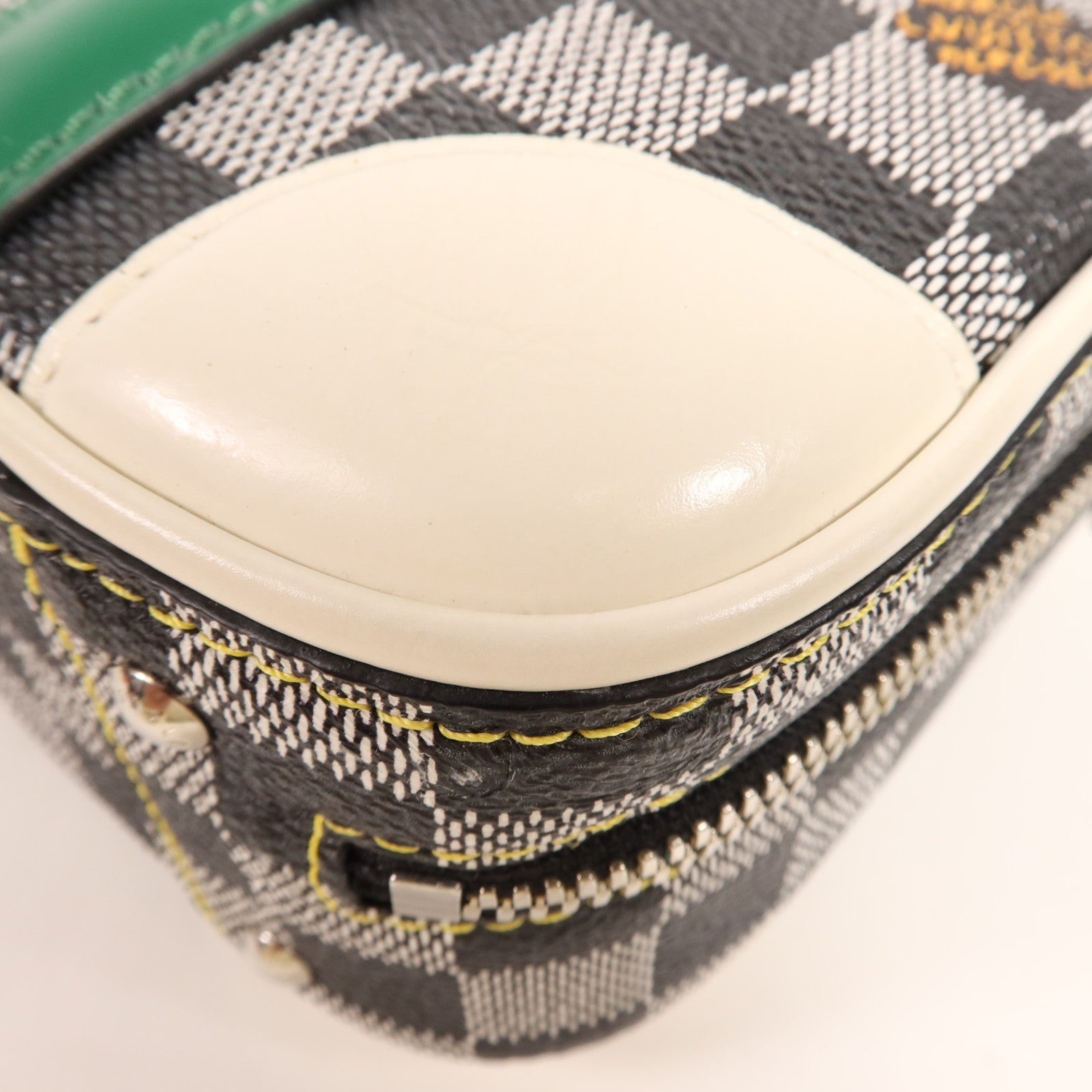 LOUIS VUITTON Damier Valisette BB銀扣手挽肩背兩用袋
