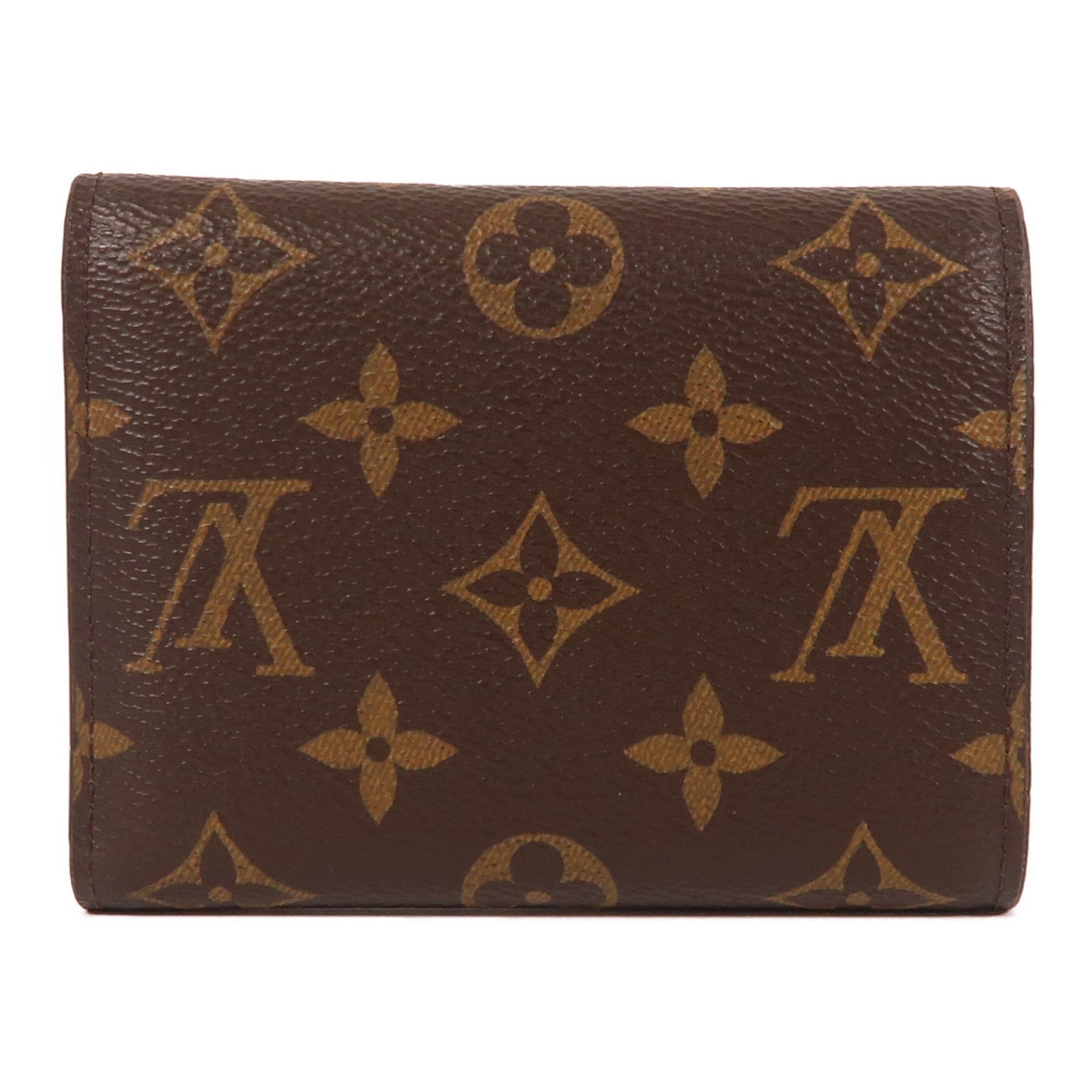 LOUIS VUITTON Monogram Victorine金扣錢包啡色