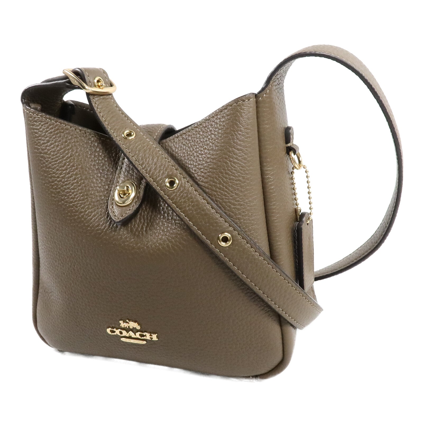 COACH 牛皮皮革Hadley Mini Crossbody Bag肩背袋
