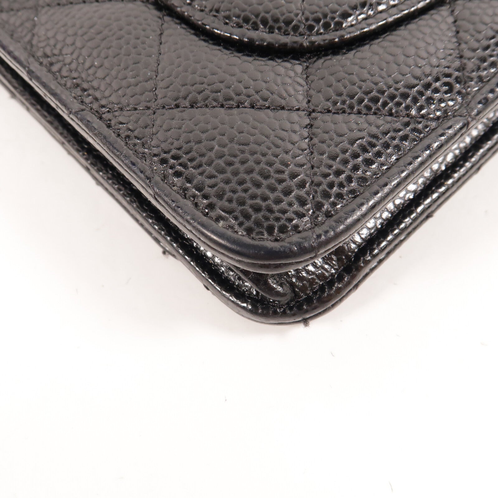 CHANEL 牛皮皮革WOC Wallet On Chain鏈帶肩背袋