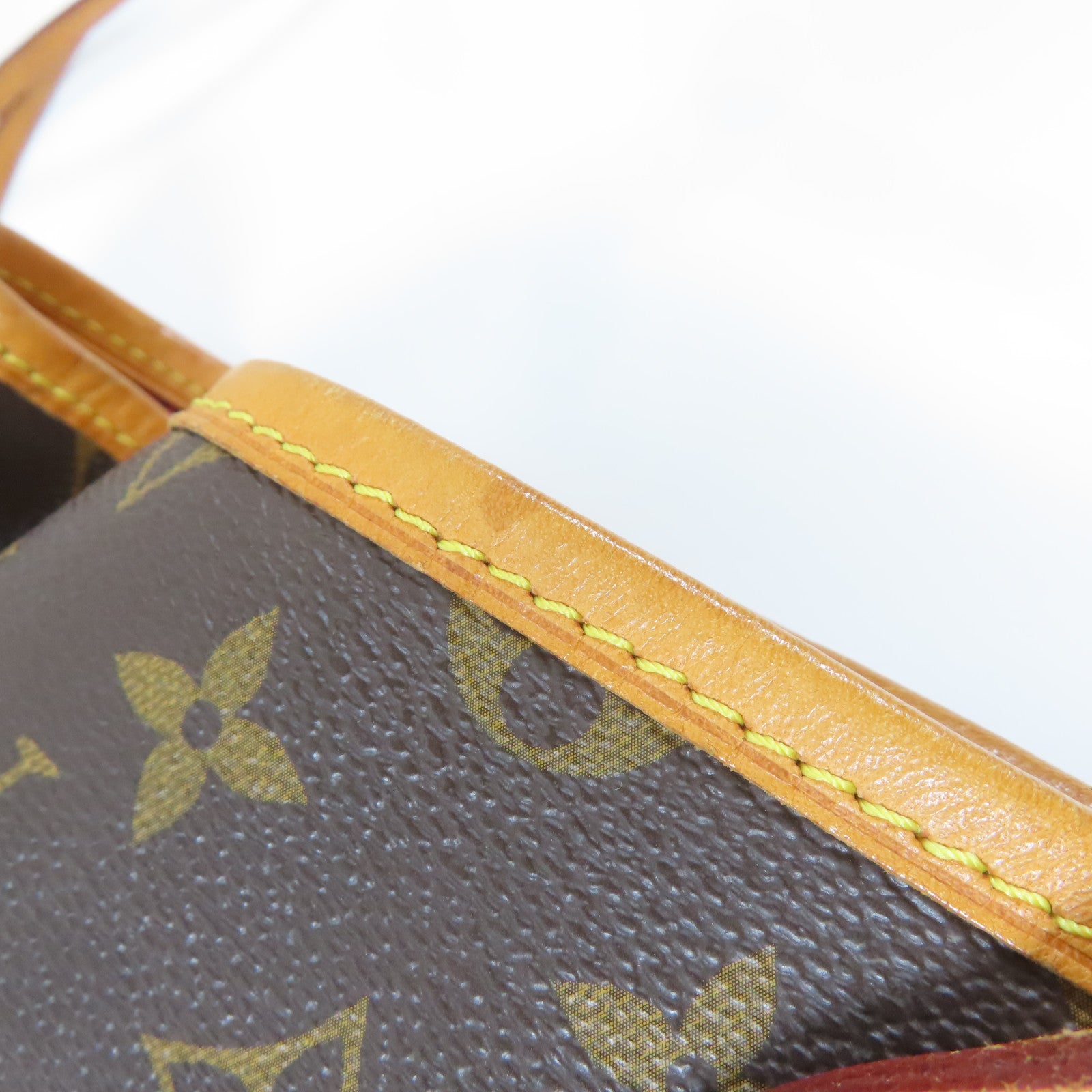LOUIS VUITTON Monogram Neverfull GM金扣手挽袋啡色
