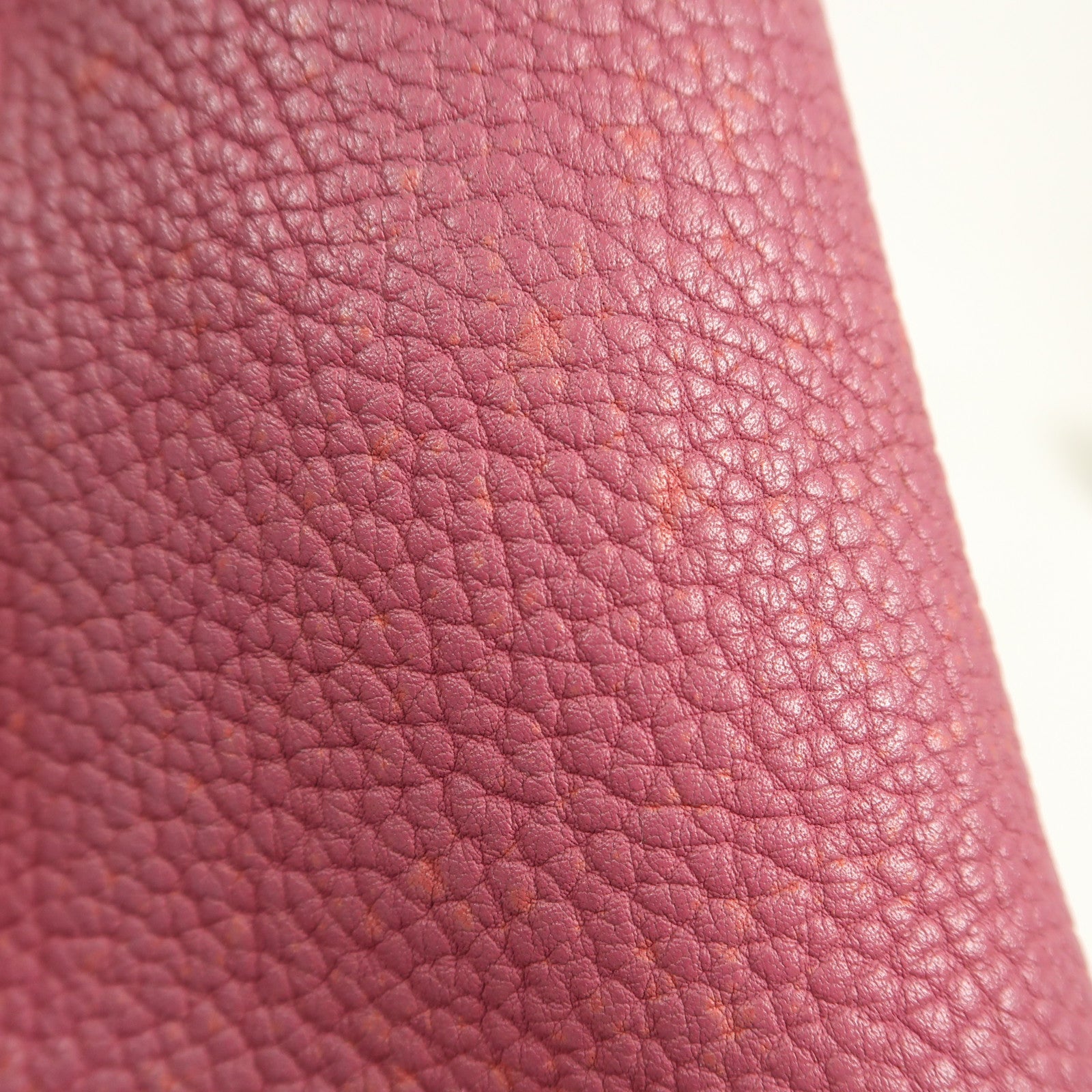 HERMES Fjord皮革Garden Party PM銀扣手挽袋Tosca