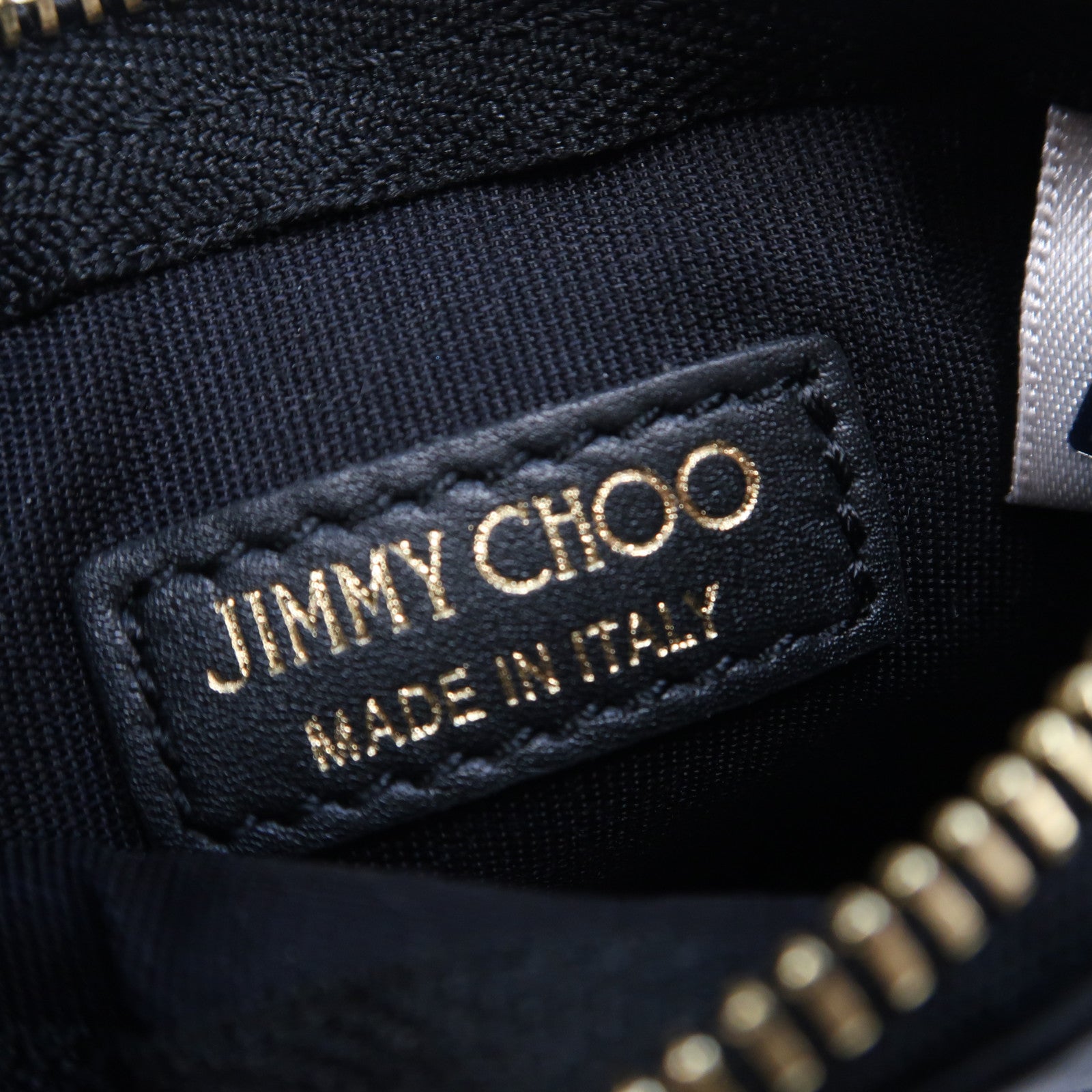 JIMMY CHOO 羊皮皮革Coin Key Case鎖匙/零錢包黑色