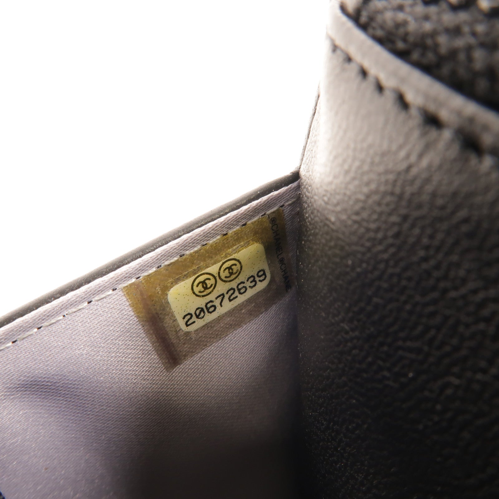 CHANEL 羊皮皮革WOC Wallet On Chain鏈帶肩背袋
