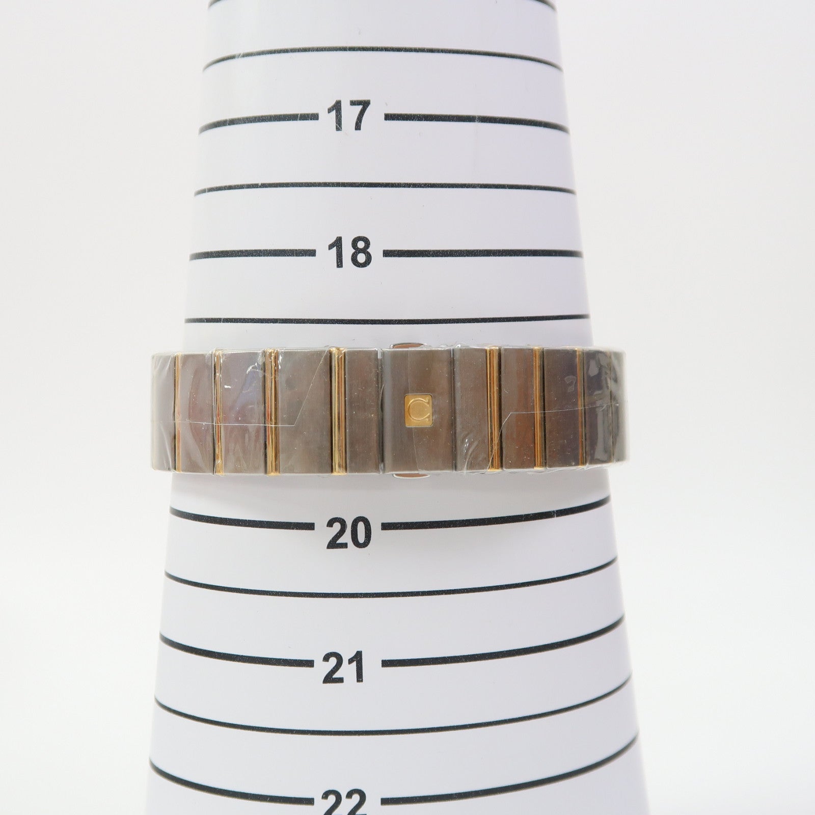 OMEGA Constellation 18K黃金/不鏽鋼/鑽石手錶自動機芯金色