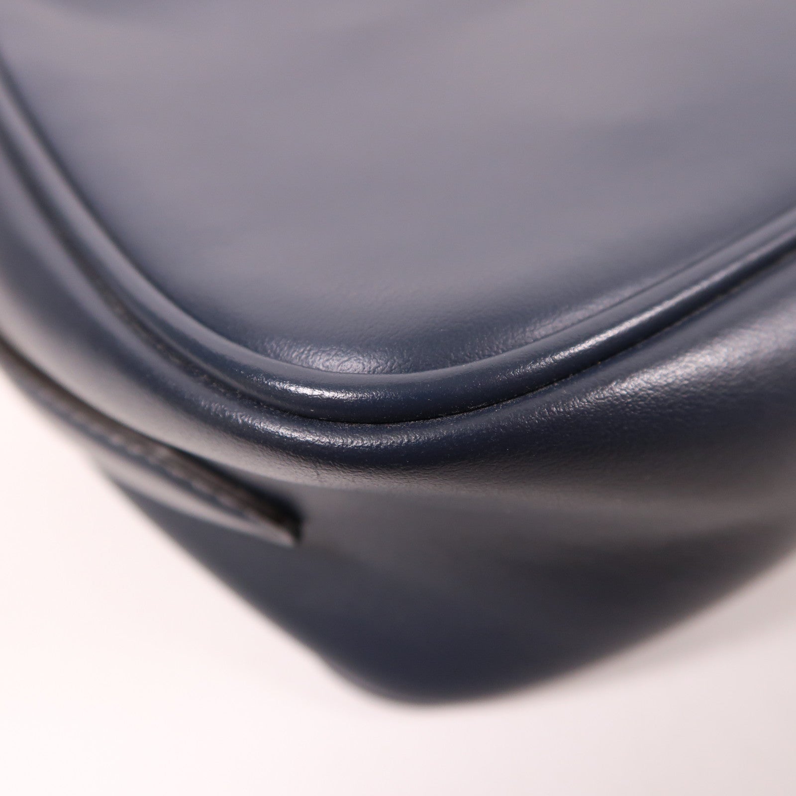 FENDI GHW Shoulder Bag 8BT287 Calfskin Leather Blue