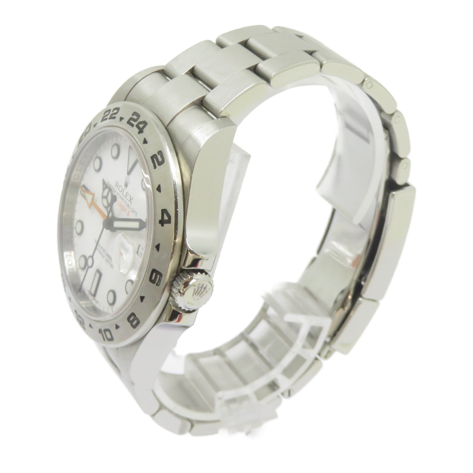 ROLEX ExplorerⅡ不鏽鋼手錶自動機芯白色