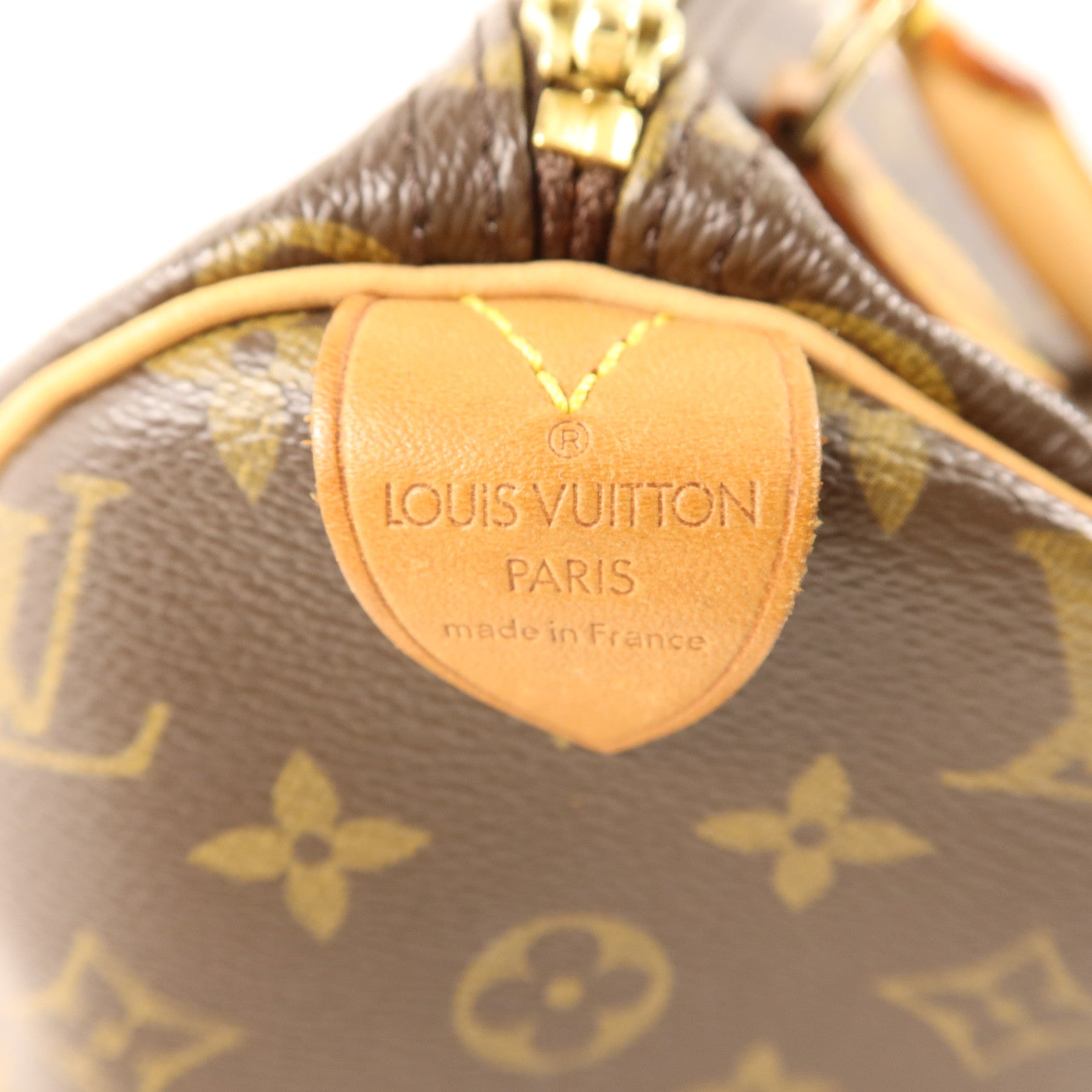 LOUIS VUITTON Monogram Speedy 30金扣手挽袋