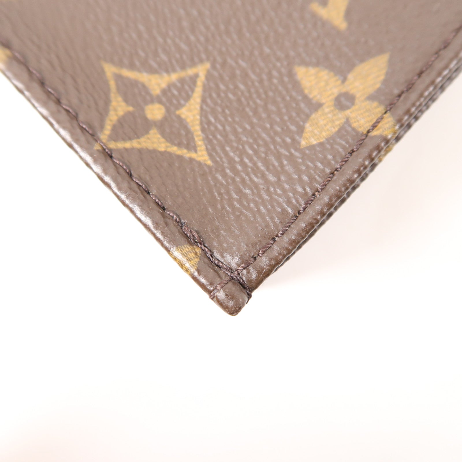 LOUIS VUITTON Monogram Petit Sac Plat金扣手挽肩背兩用袋棕色