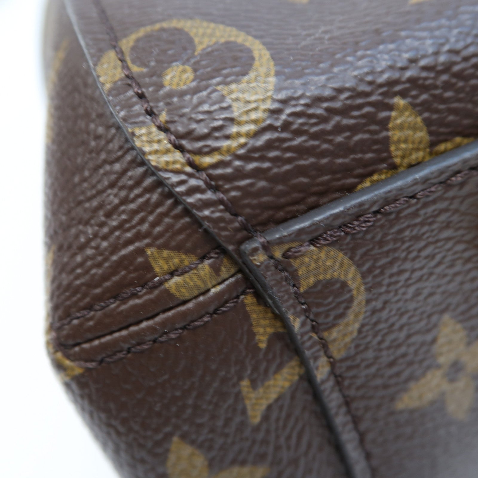 LOUIS VUITTON Monogram Montaigne BB金扣手挽肩背兩用袋啡色