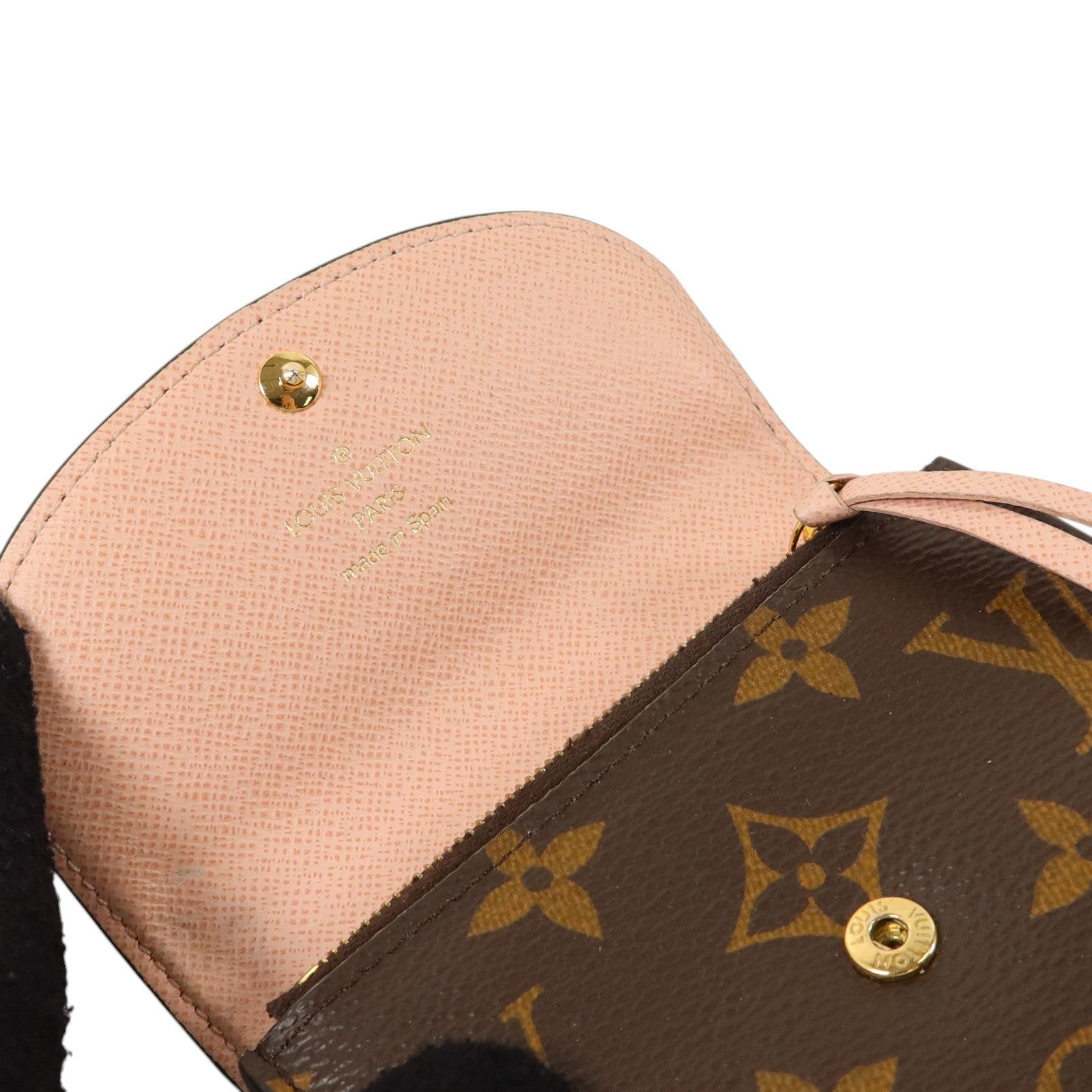 LOUIS VUITTON Monogram Rosalie Coin Purse金扣零錢包