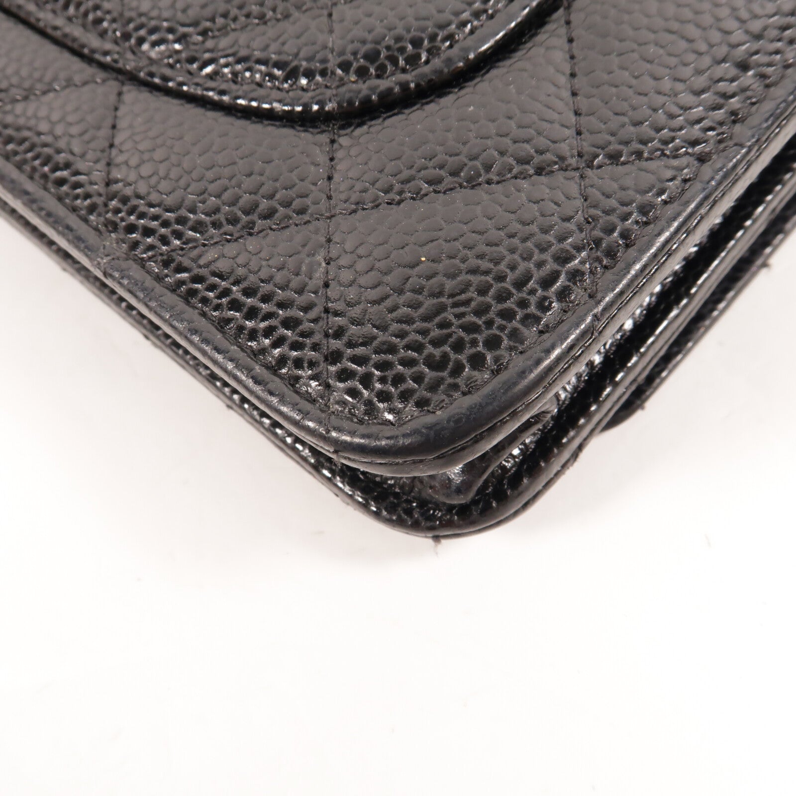 CHANEL 牛皮皮革WOC Wallet On Chain鏈帶肩背袋