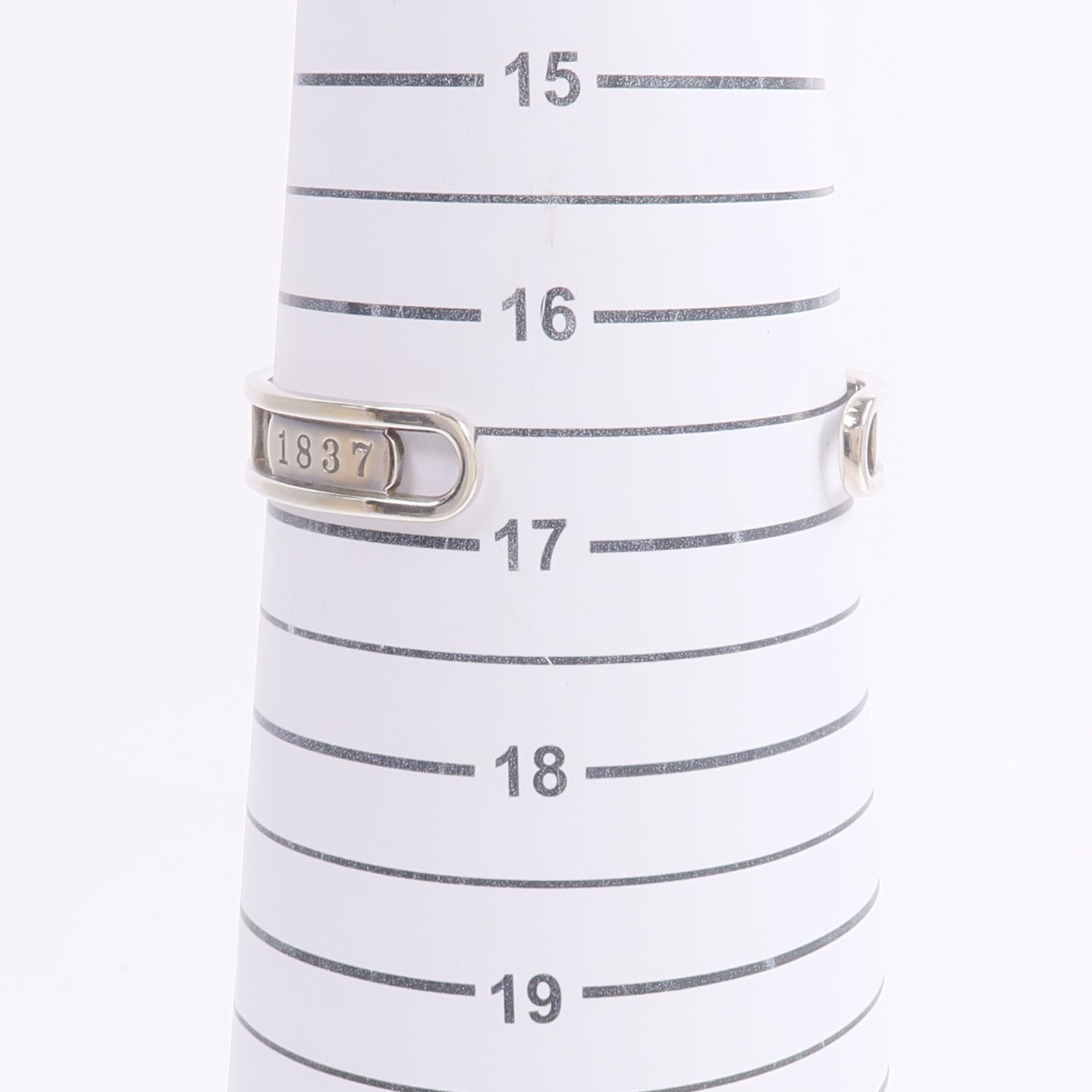 TIFFANY＆CO 925純銀1837 Sterling Open Cuff Bracelet手鐲
