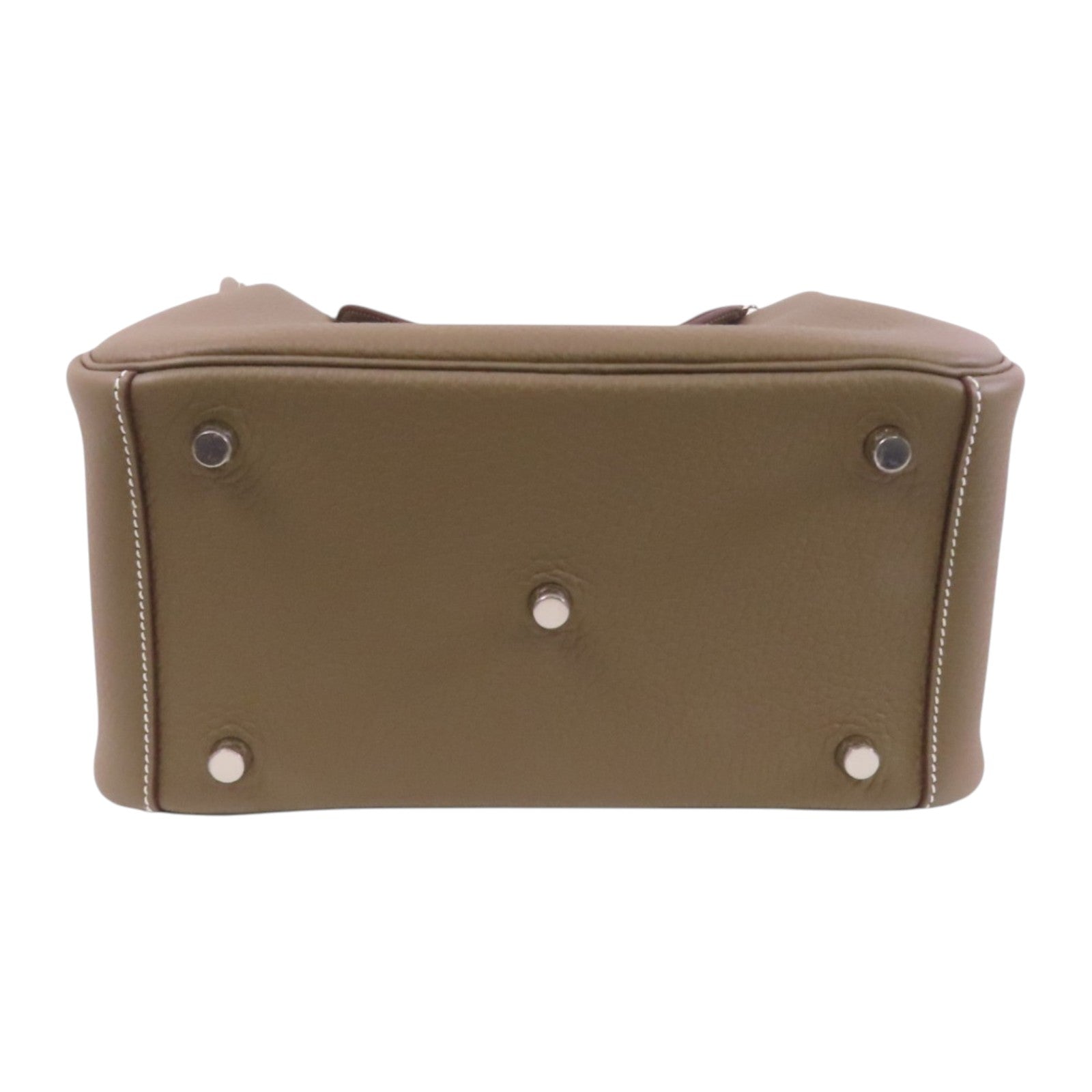 HERMES Clemence皮革Lindy 26銀扣肩背袋