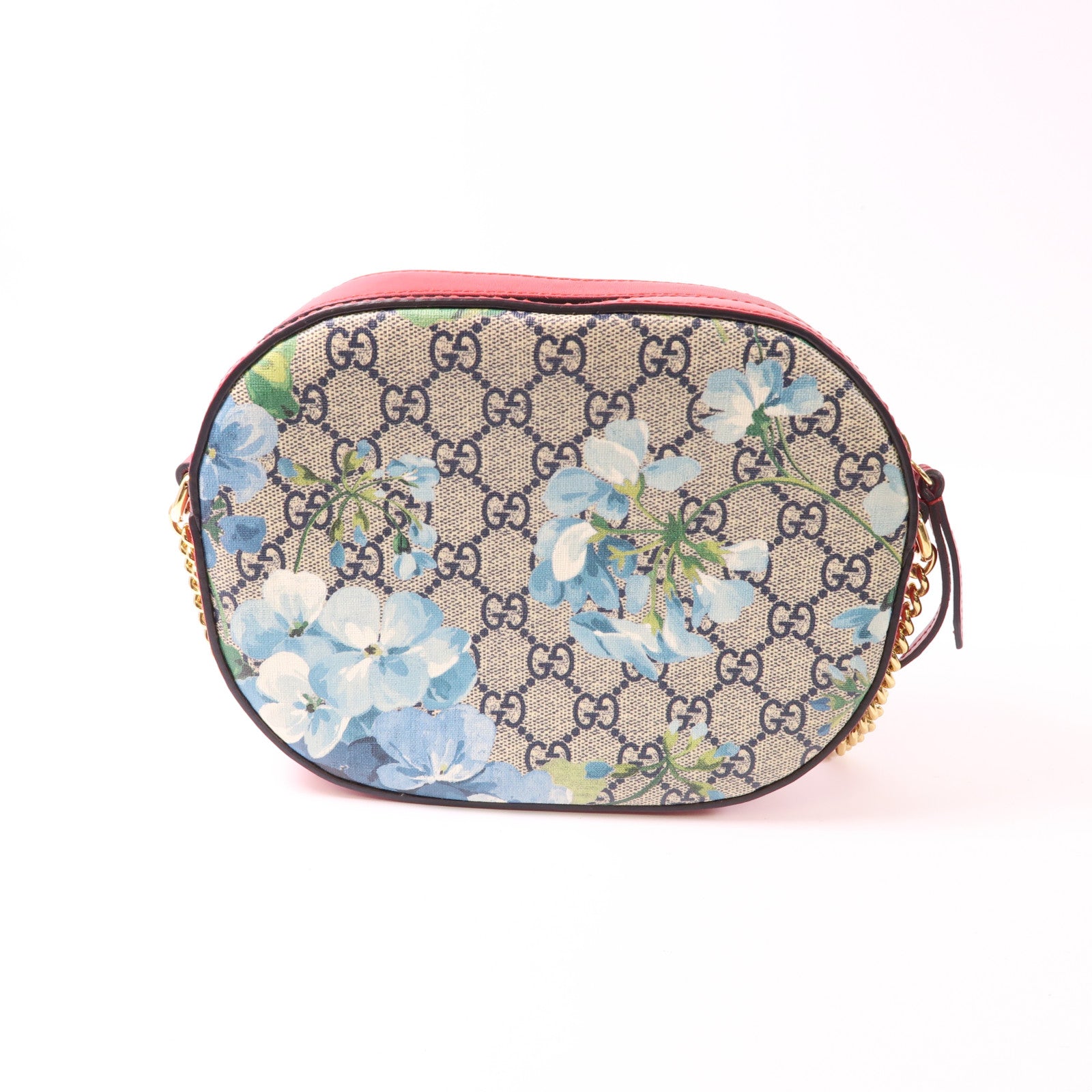 GUCCI 塗層帆布Shoulder Bag金扣肩背袋