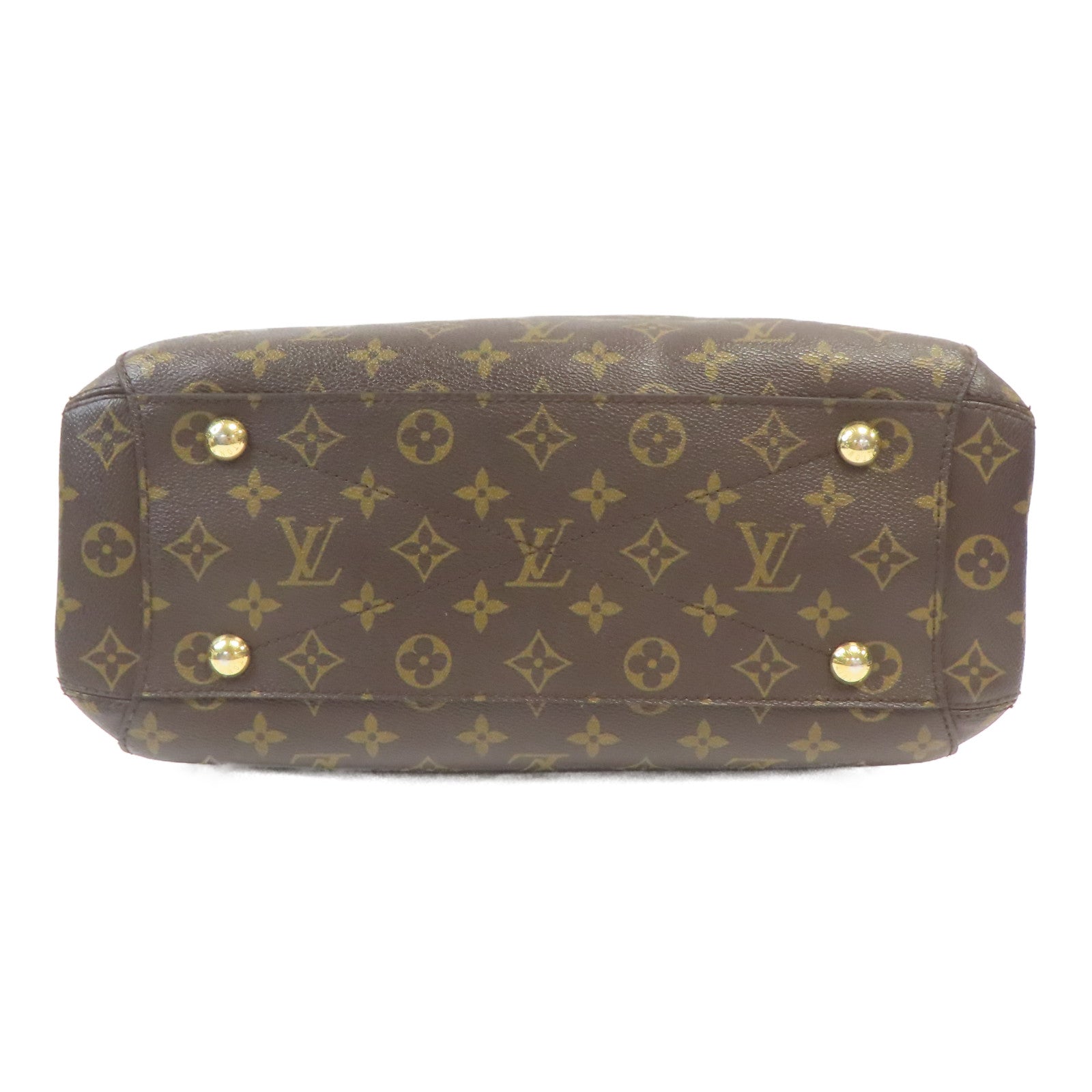LOUIS VUITTON Monogram Montaigne金扣手挽肩背兩用袋啡色