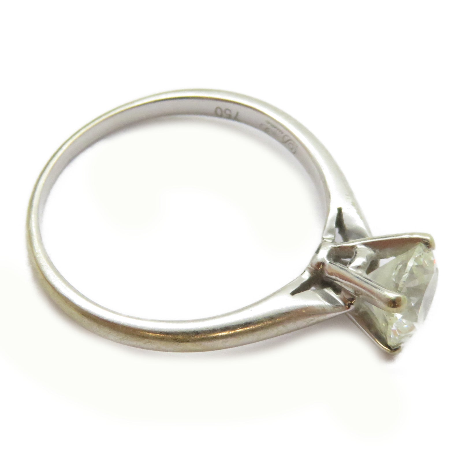 JEWELRY 18K白金Diamond Ring 0.91ct鑽石戒指US#6