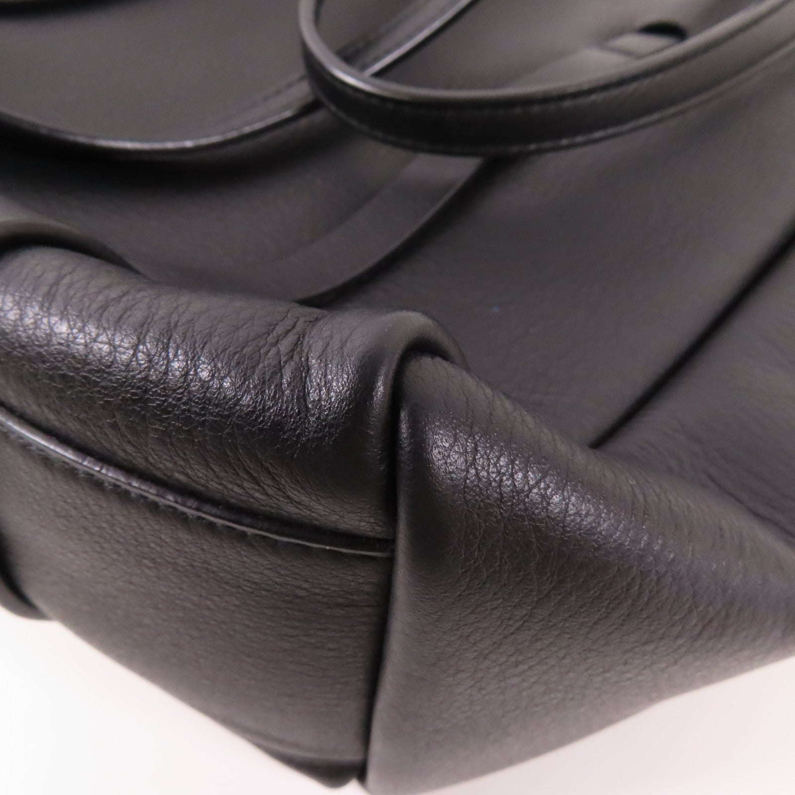 BALENCIAGA 牛皮皮革2 Way Shoulder銀扣手挽肩背兩用袋