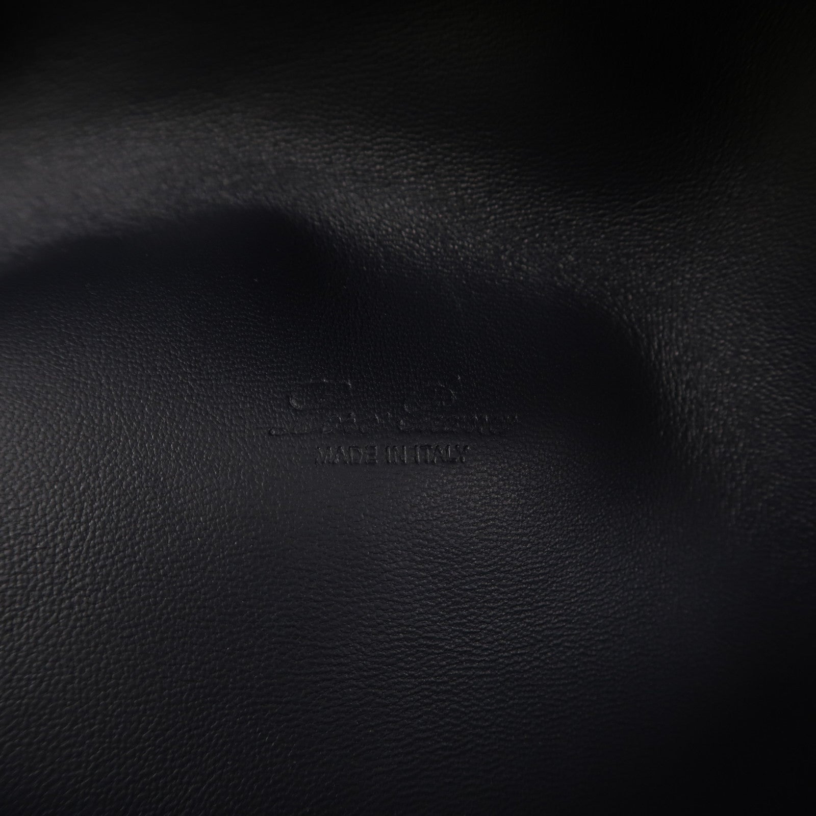 Loro Piana 牛皮皮革Extra Pocket L27銀扣手挽肩背兩用袋藍色