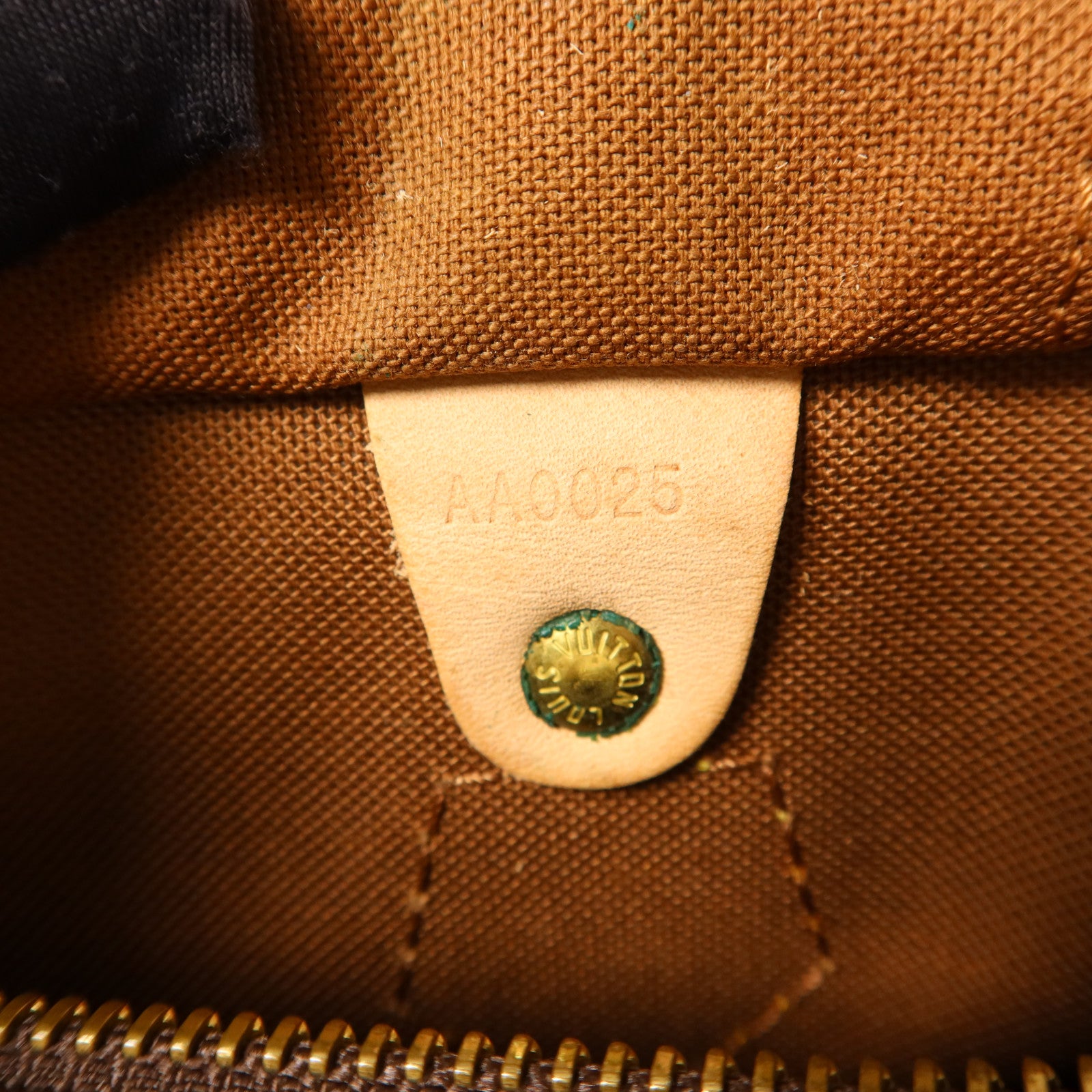 LOUIS VUITTON Monogram Speedy 30金扣手挽袋