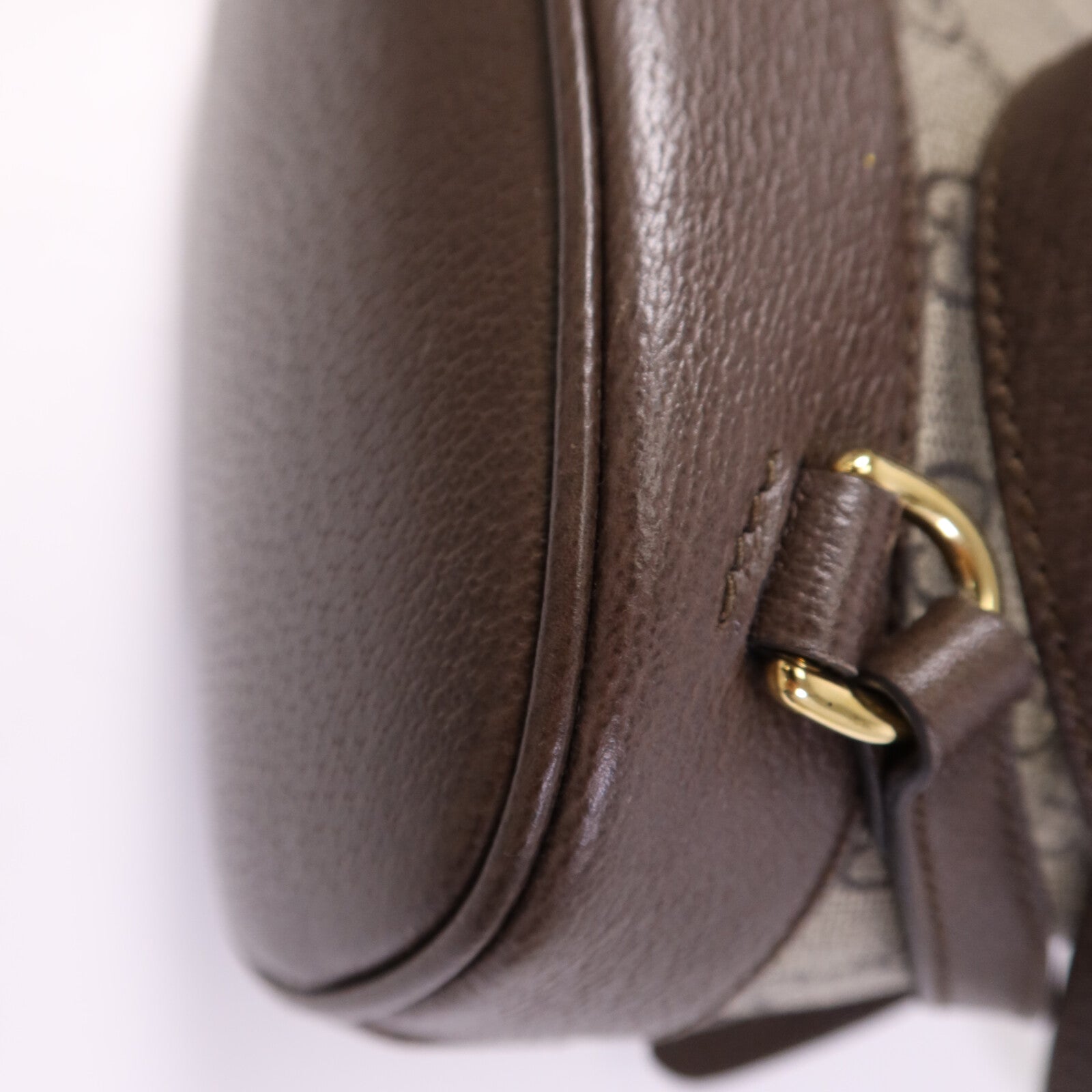 GUCCI 塗層帆布Backpack金扣背包