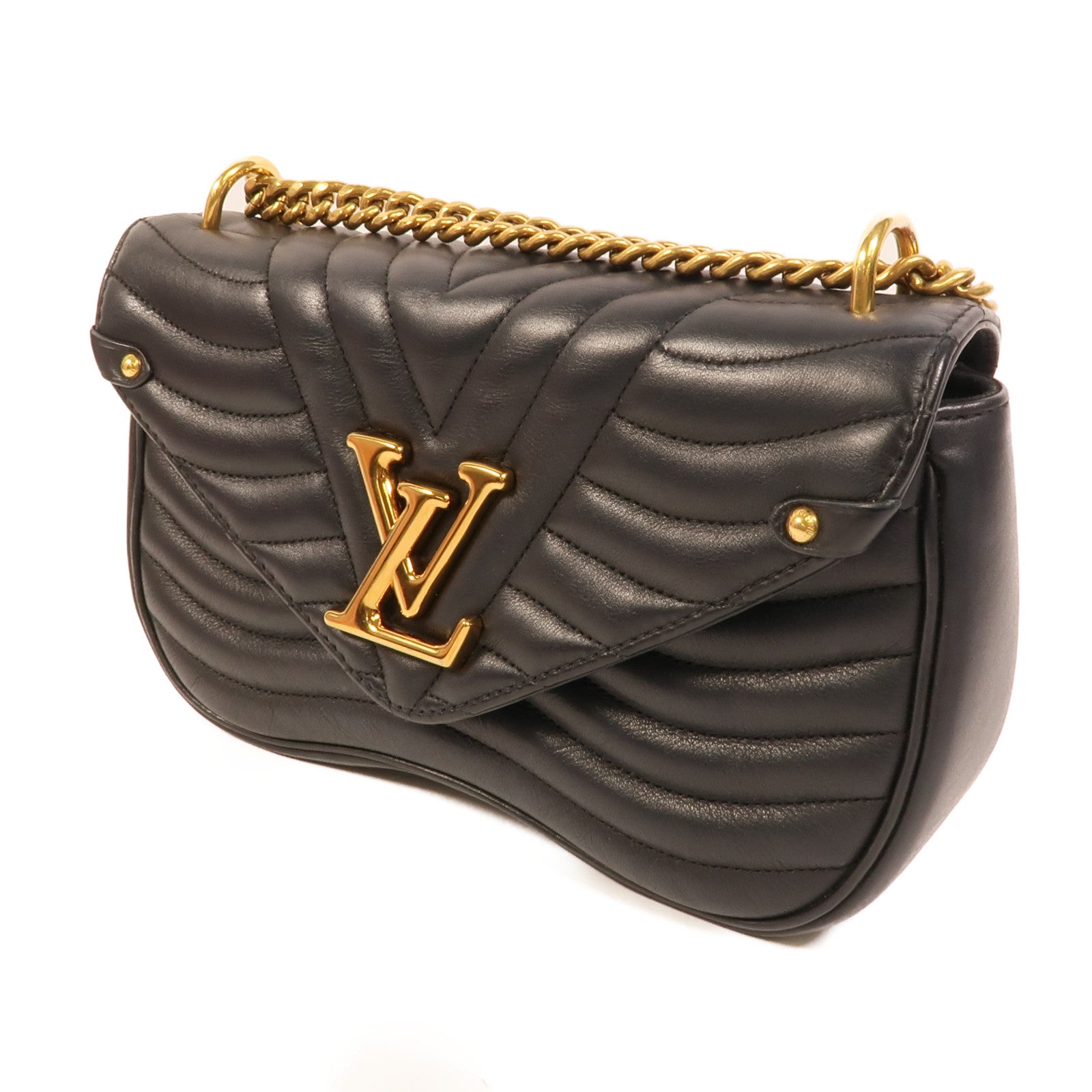 LOUIS VUITTON 牛皮皮革New Wave MM肩背袋