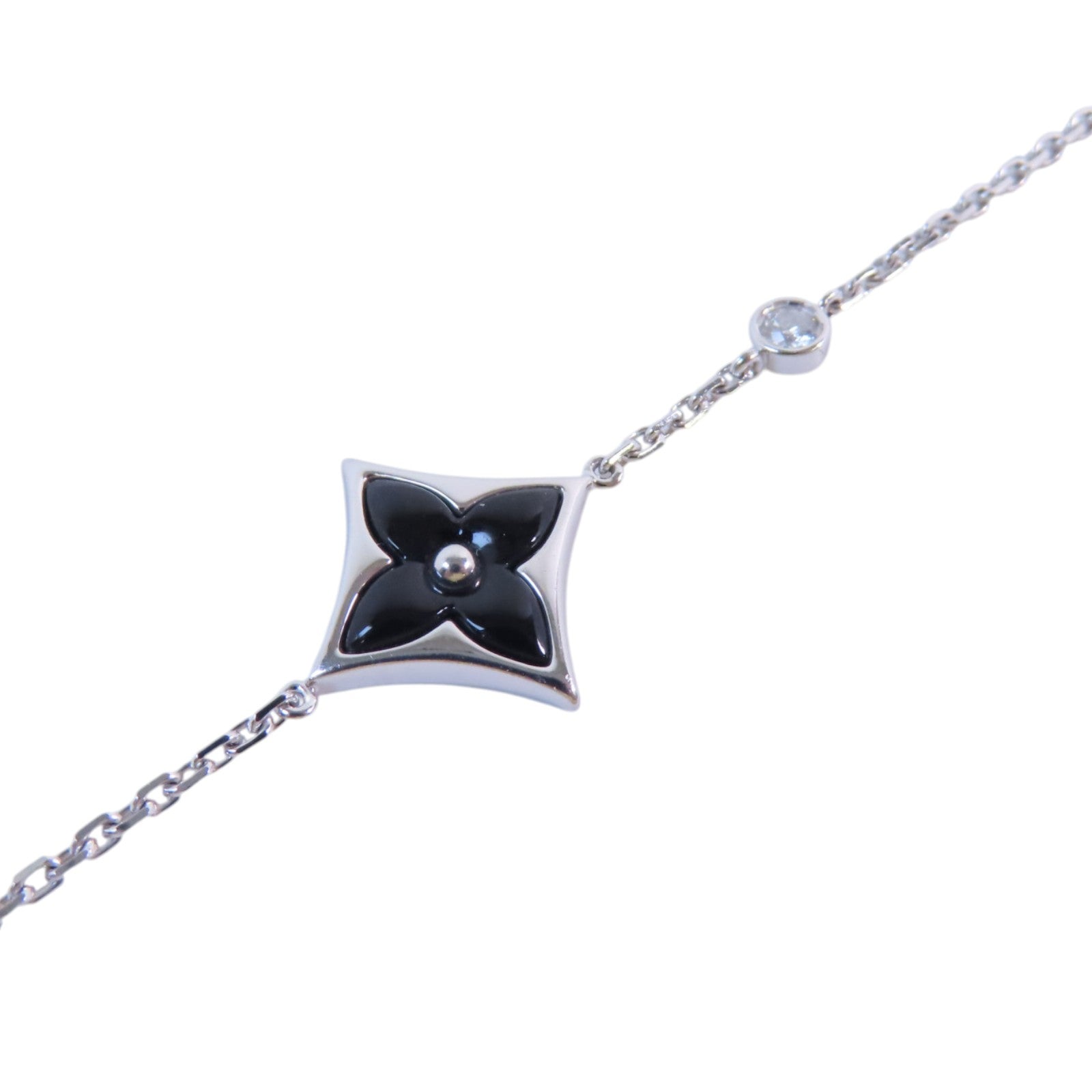 LOUIS VUITTON LV SHW Color Blossom BB Diamond Bracelet Q95677 18K White Gold