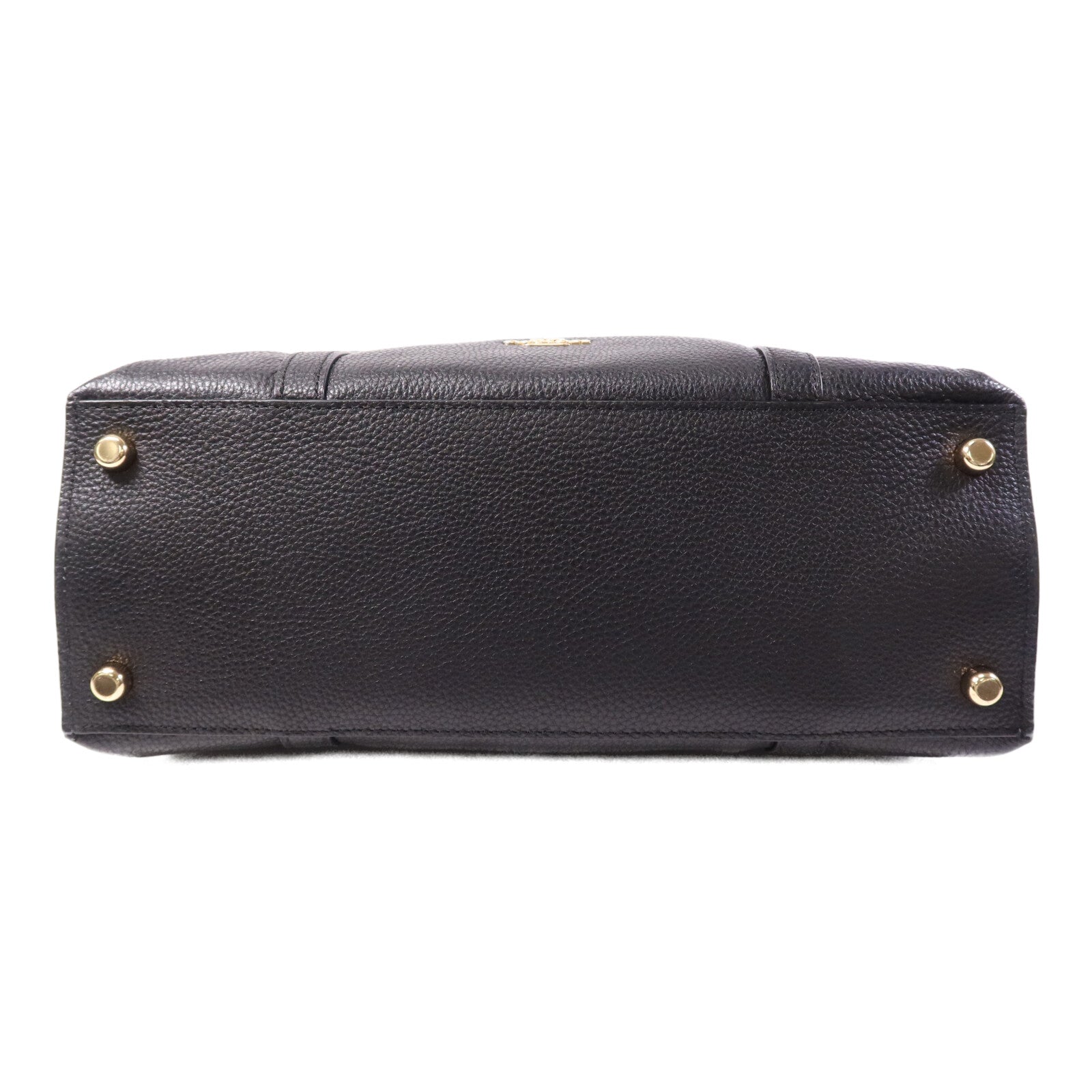 COACH 帆布/皮革Tote Bag金扣手挽袋