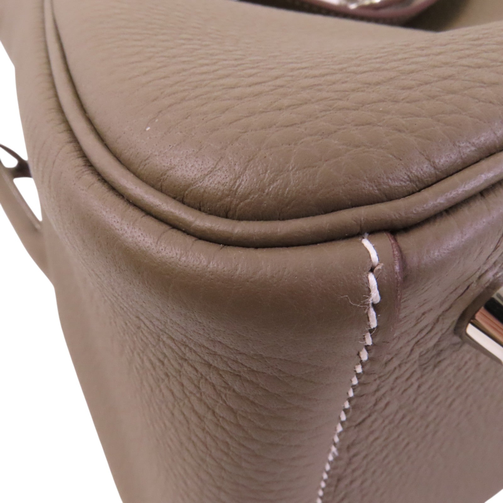 HERMES Clemence皮革Lindy 26銀扣肩背袋