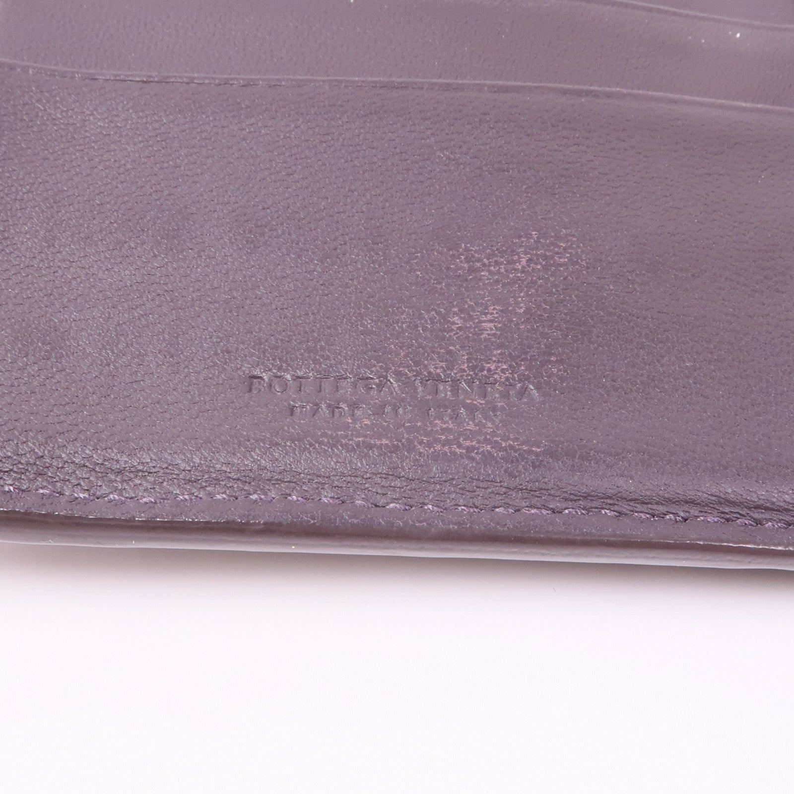 BOTTEGA VENETA 【激減優惠】織紋皮革Wallet銀扣錢包