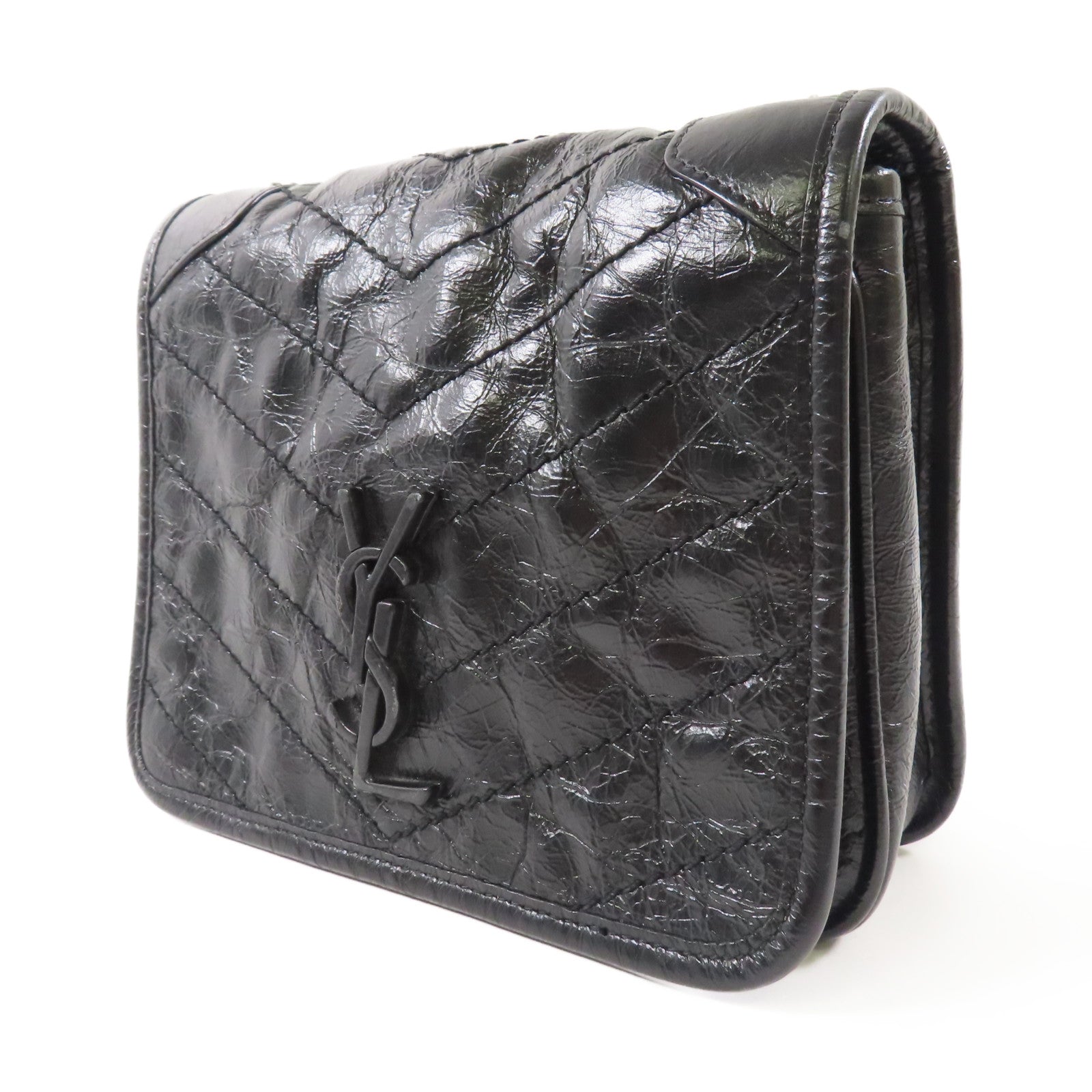SAINT LAURENT 牛皮皮革Chain Shoulder Bag鏈帶肩背袋