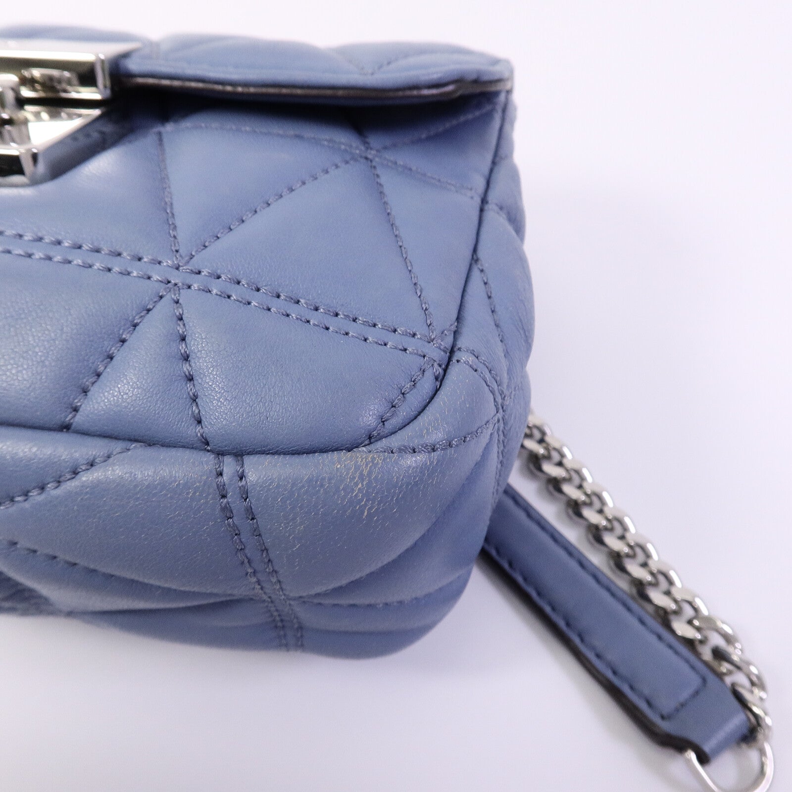 Michael Kors 羊皮皮革Shoulder Bag鏈帶肩背袋