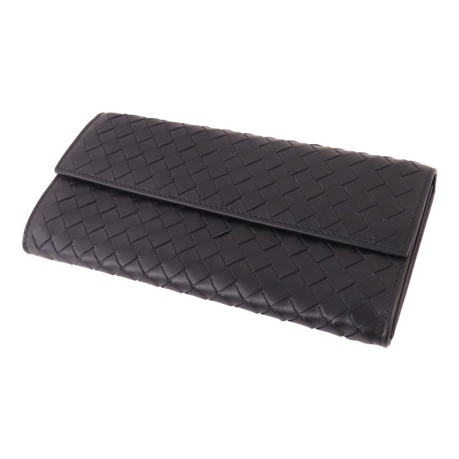 BOTTEGA VENETA 織紋皮革Long Wallet長錢包