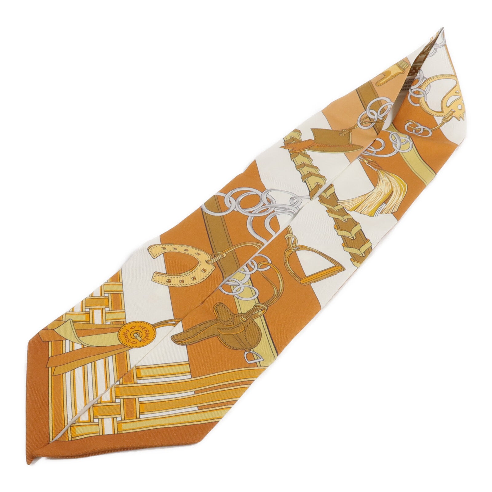 HERMES 絲質Twilly絲巾