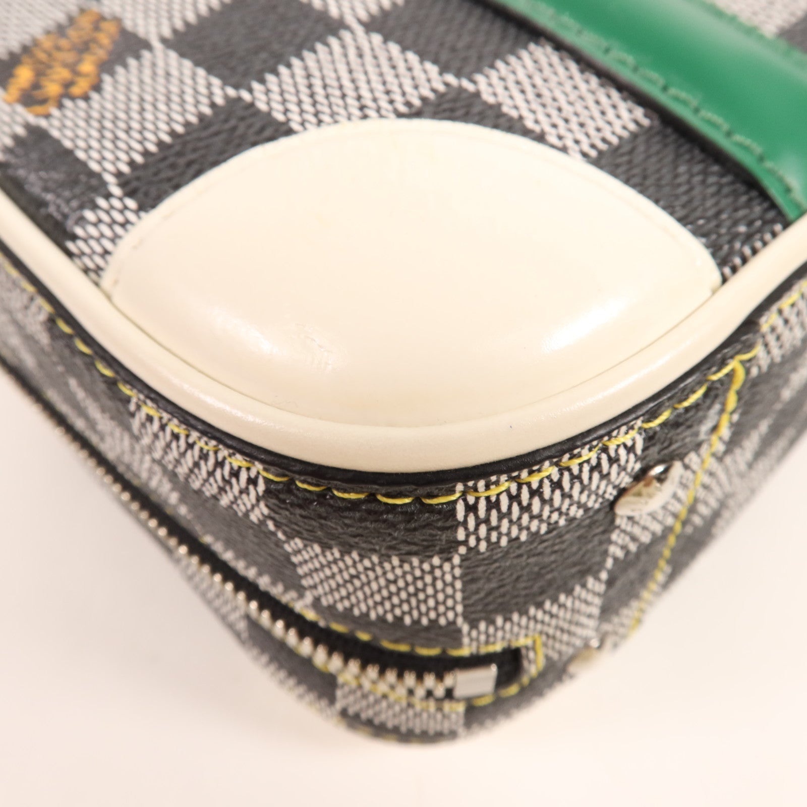 LOUIS VUITTON Damier Valisette BB銀扣手挽肩背兩用袋