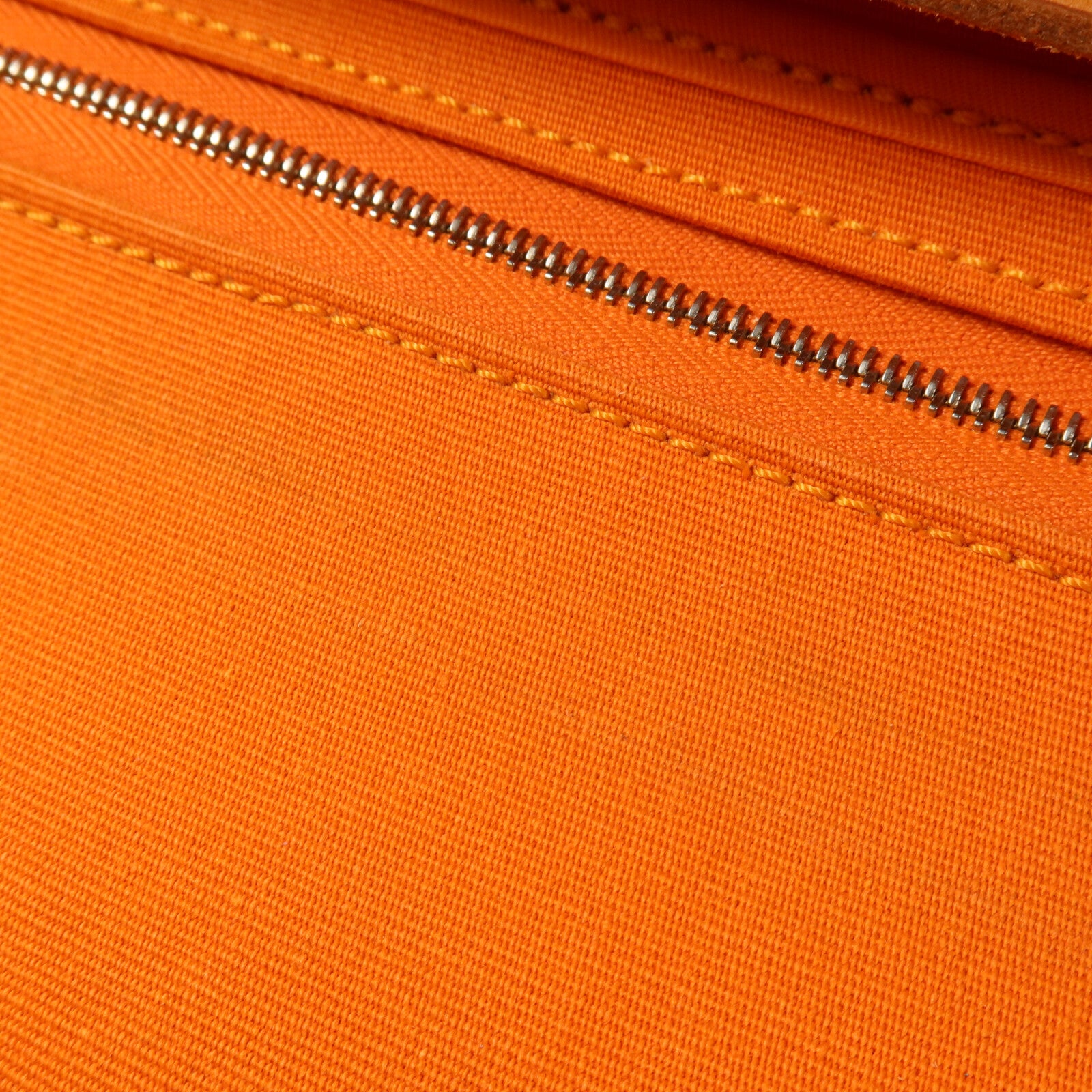 HERMES 帆布Herbag MM手挽肩背兩用袋Orange