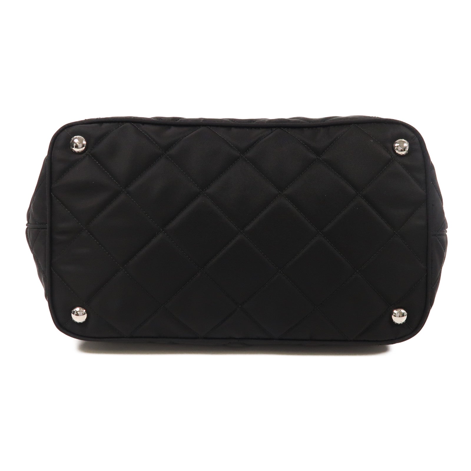 PRADA 尼龍2 Way Shoulder銀扣手挽肩背兩用袋