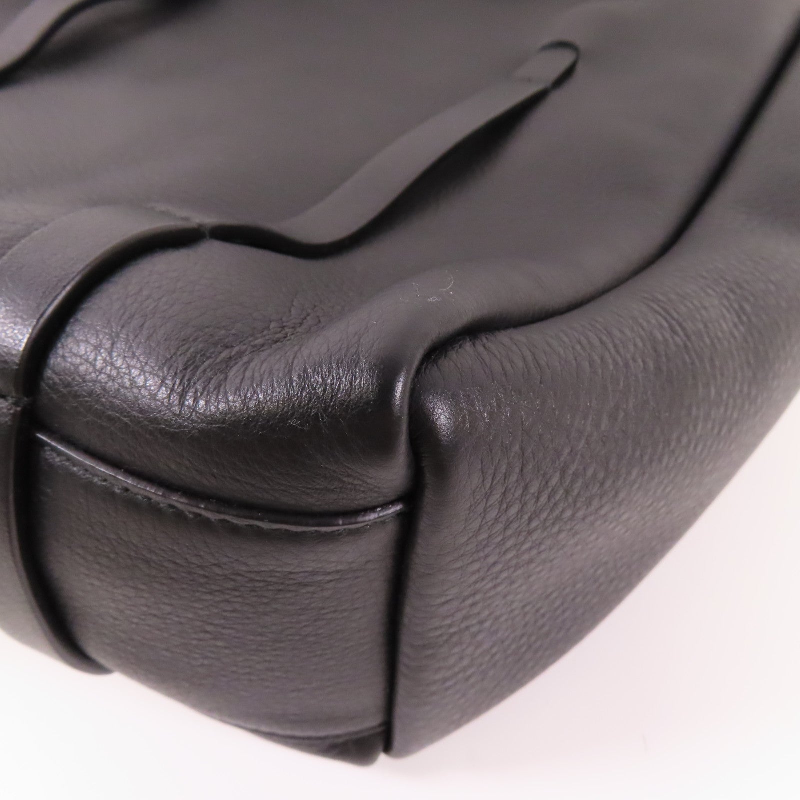 BALENCIAGA 牛皮皮革2 Way Shoulder銀扣手挽肩背兩用袋