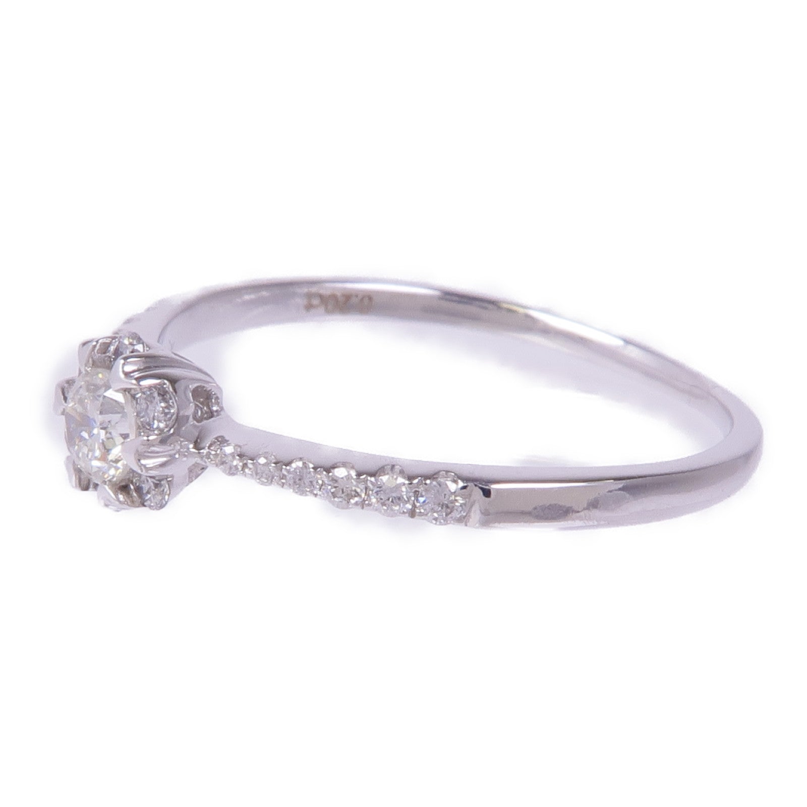 JEWELRY 18K白金Diamond Ring鑽石戒指US#6.25