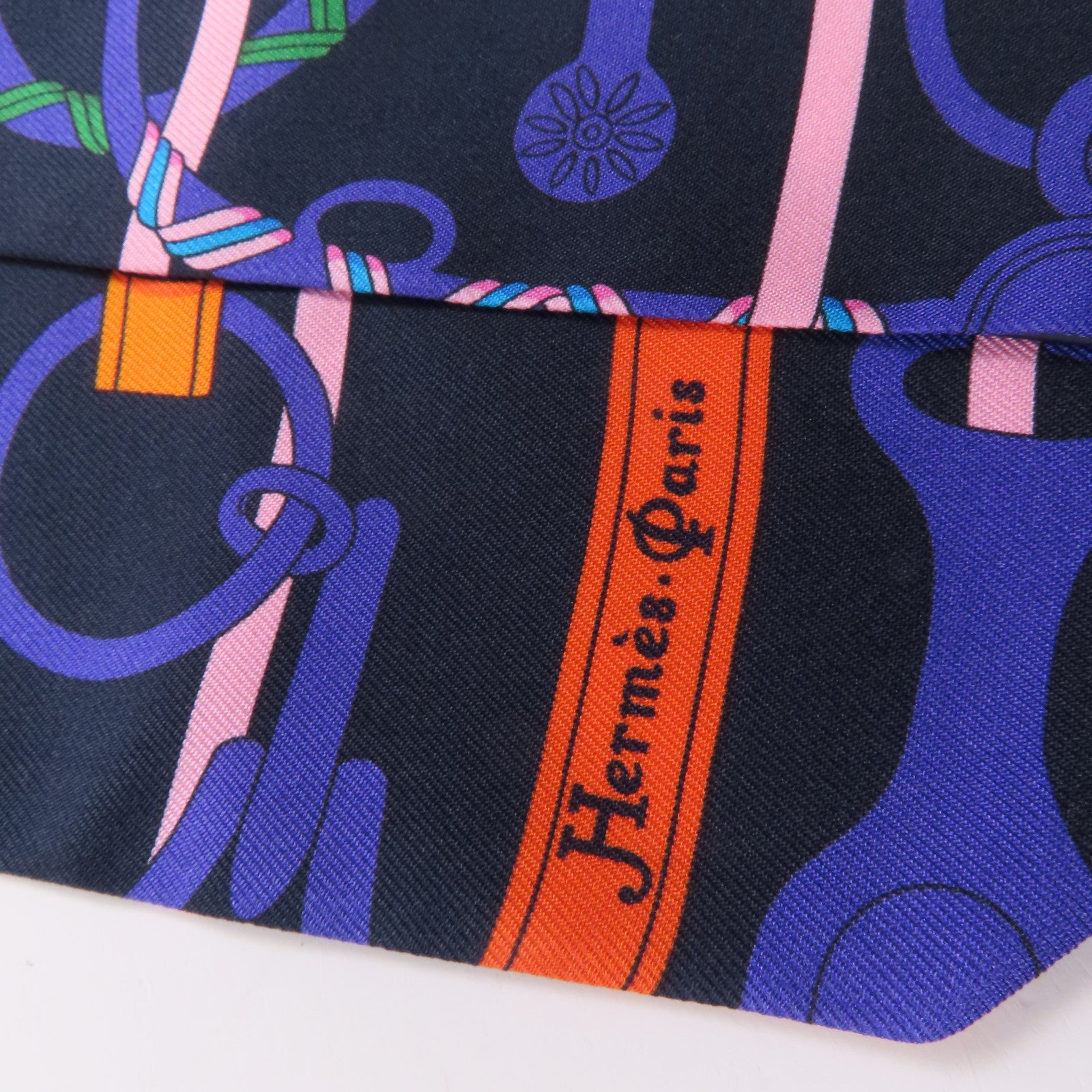 HERMES 絲質Twilly絲巾
