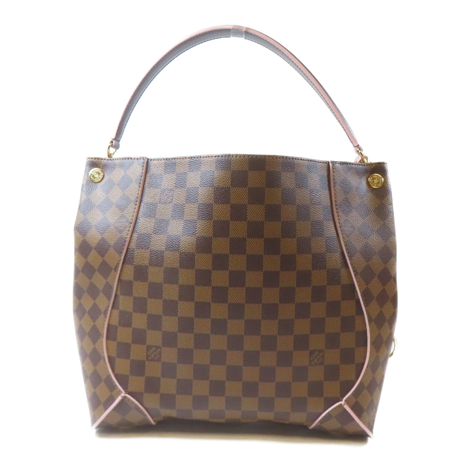 LOUIS VUITTON Damier Cassa Hobo Bag金扣肩背袋啡色